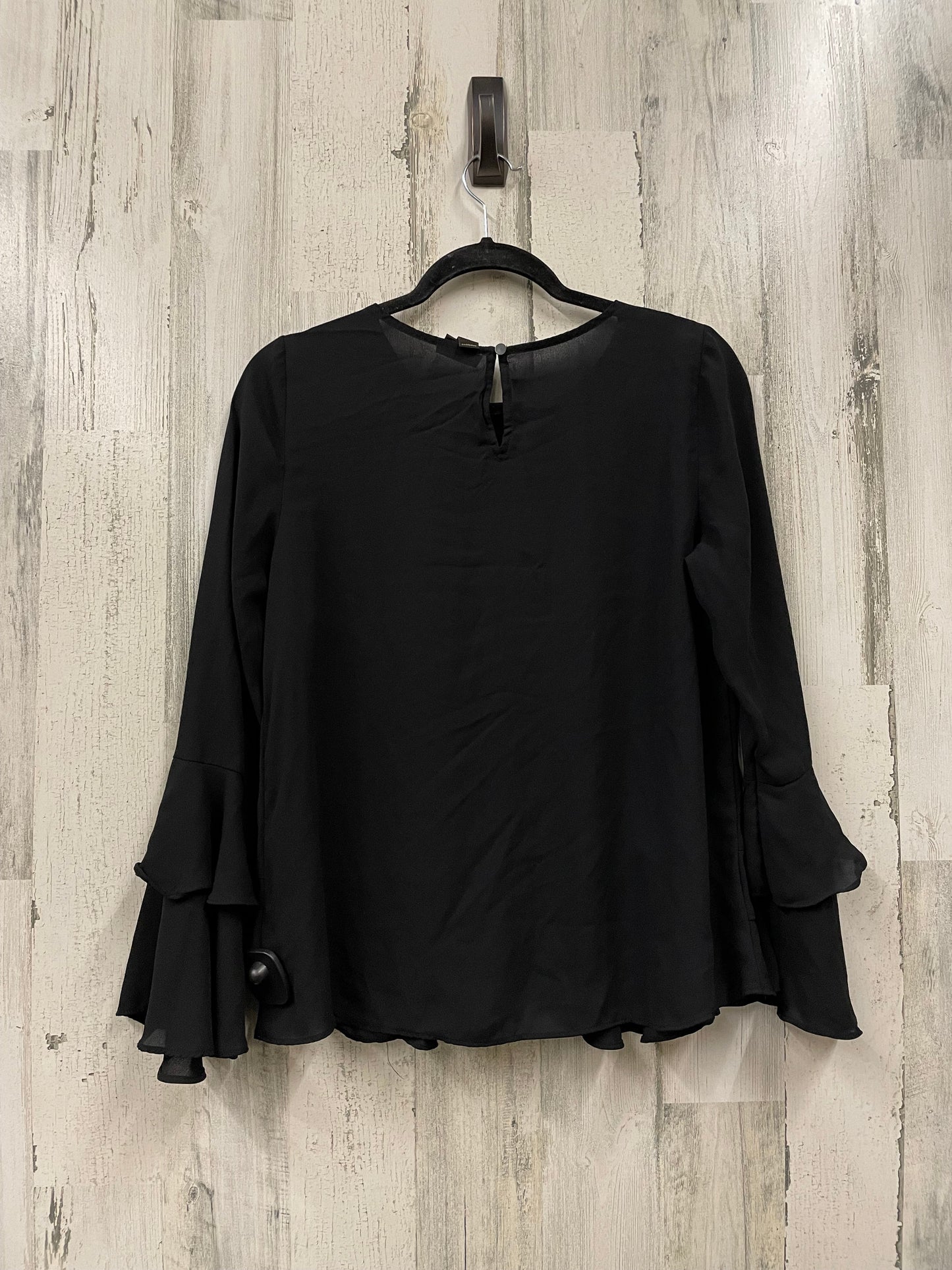 Top Long Sleeve Basic By Worthington In Black, Size: S