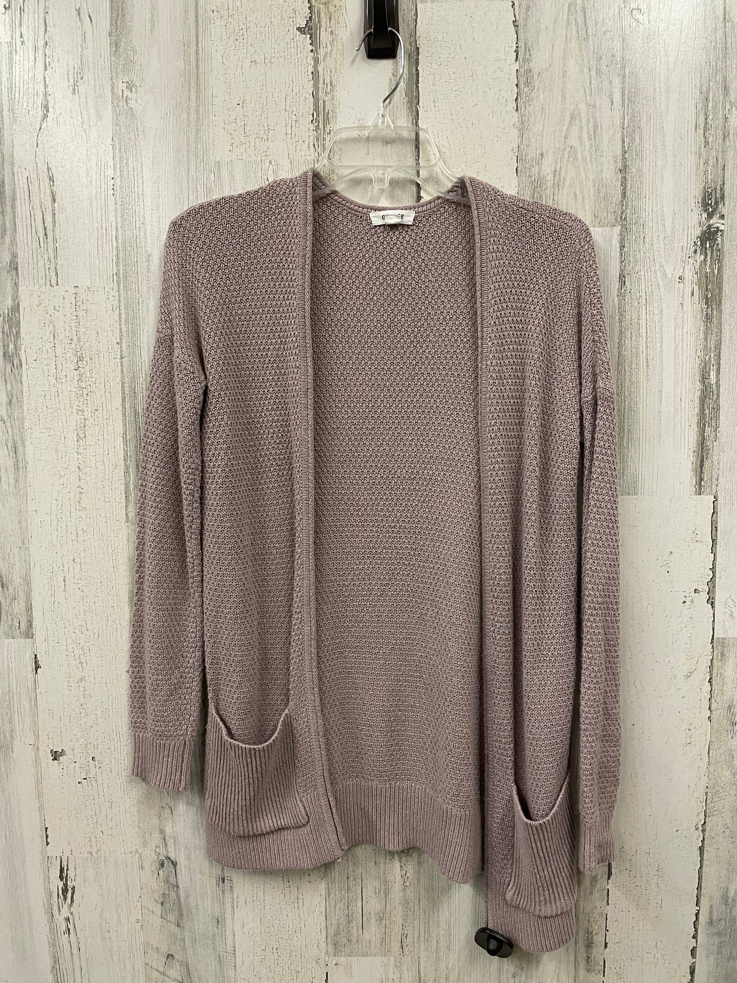 Sweater Cardigan By Garage In Purple, Size: Xs