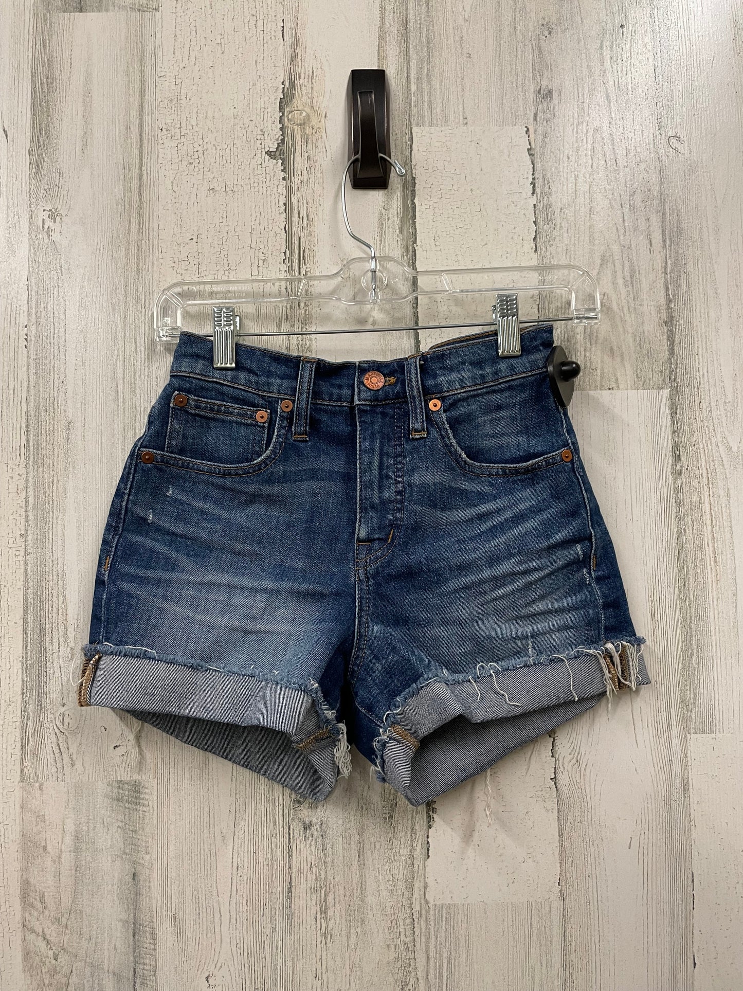 Shorts By Madewell In Blue Denim, Size: 0