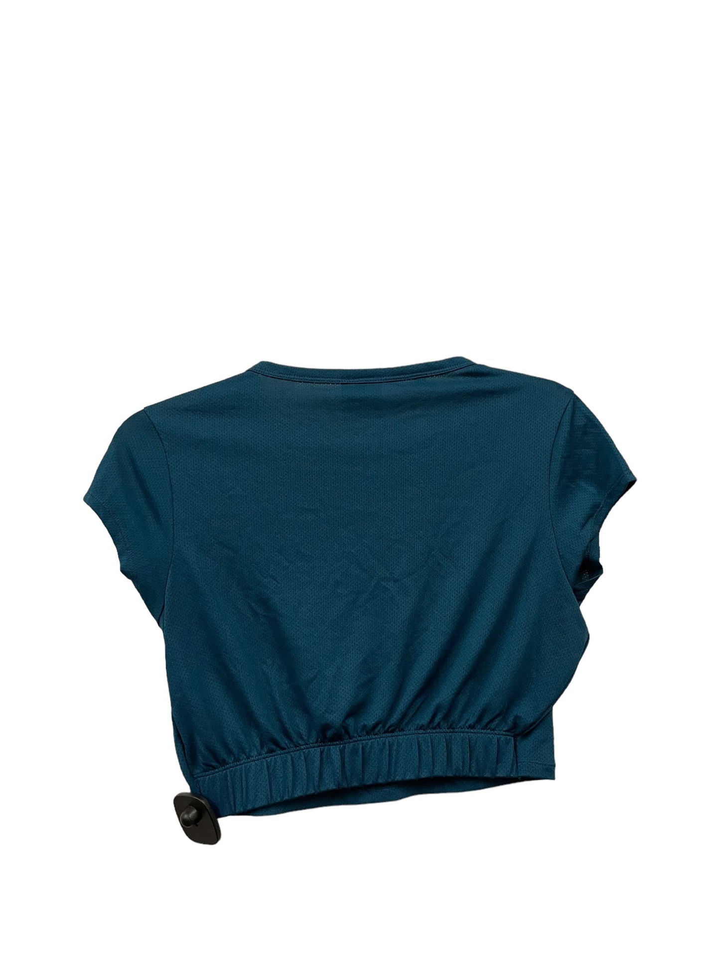 Athletic Top Short Sleeve By Gym Shark In Teal, Size: S