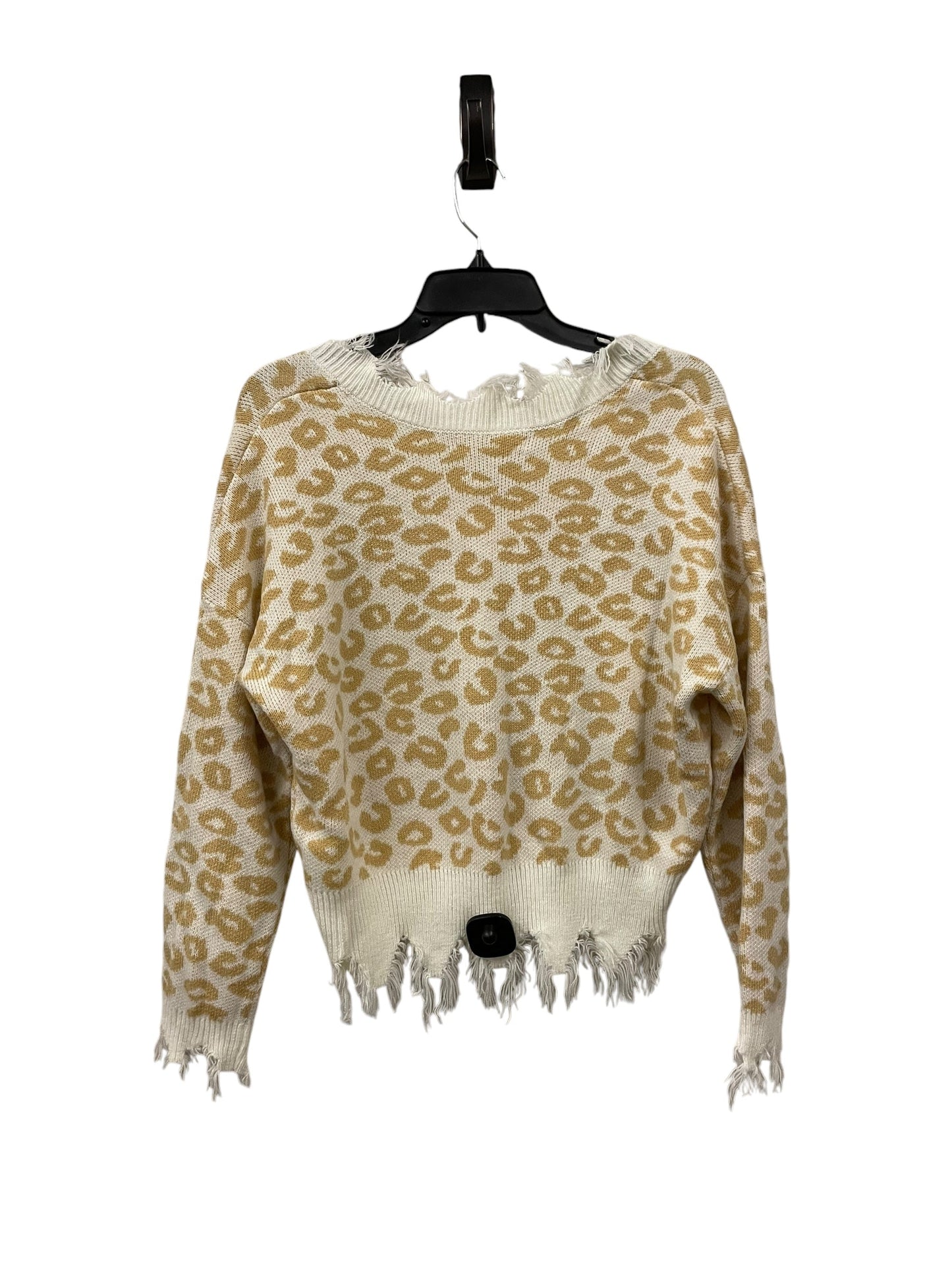 Sweater By Love Tree In Tan, Size: M