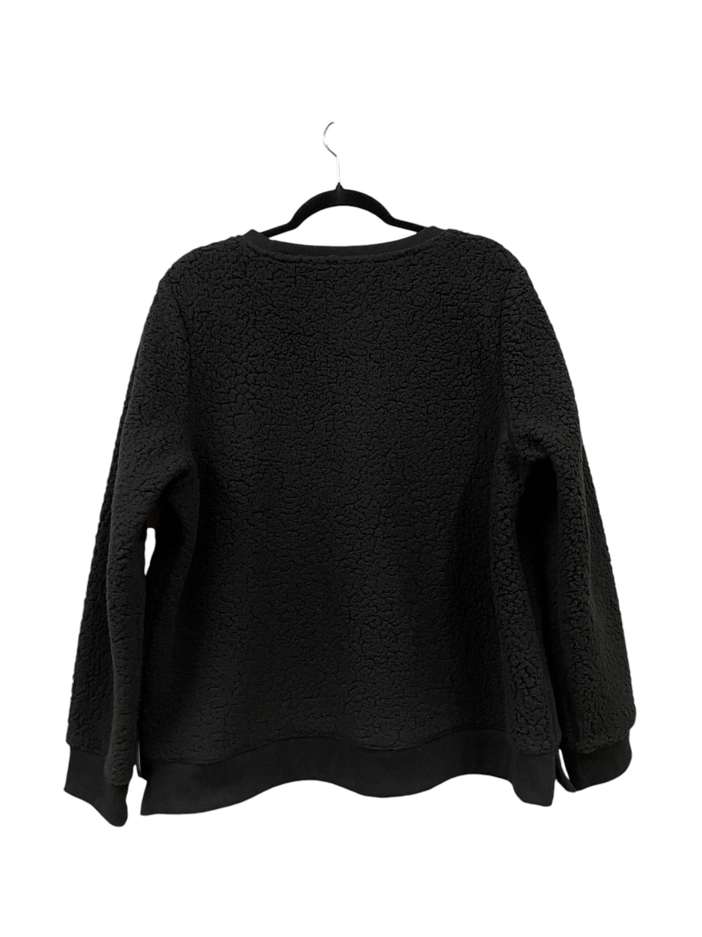 Sweatshirt Crewneck By Calvin Klein In Black, Size: L