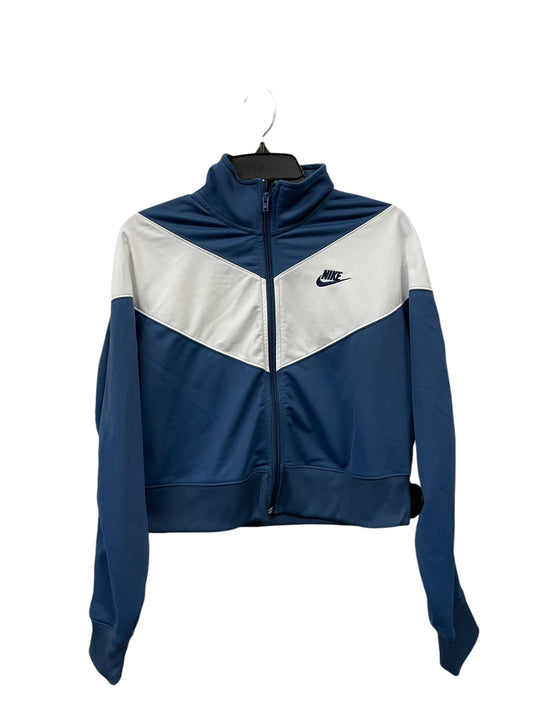 Athletic Jacket By Nike Apparel In White, Size: L