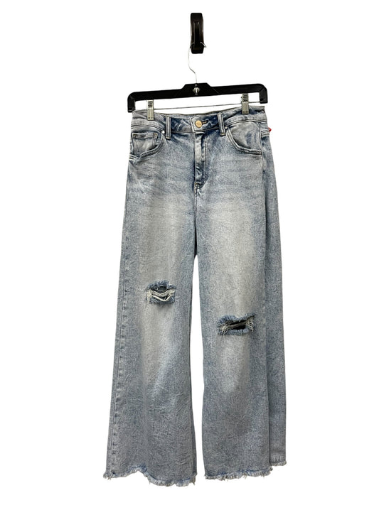 Jeans Straight By Risen In Blue Denim, Size: 4