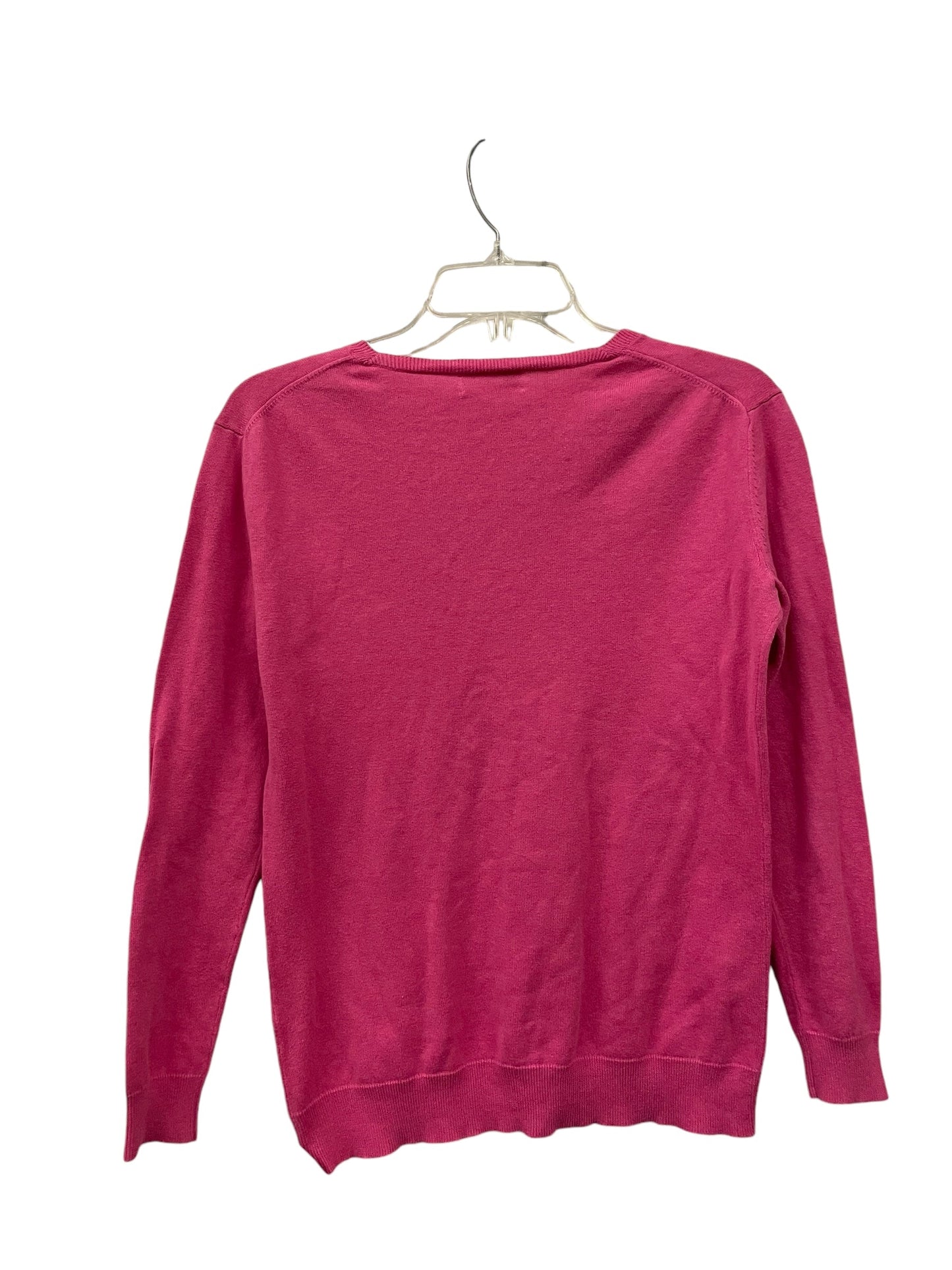 Top Long Sleeve By Vineyard Vines In Pink, Size: Xs