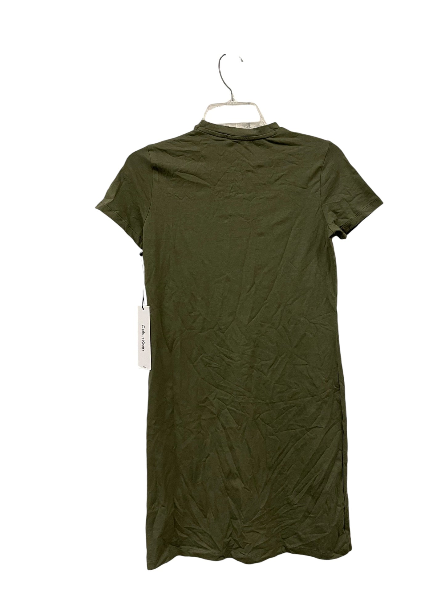 Dress Casual Short By Calvin Klein In Green, Size: S