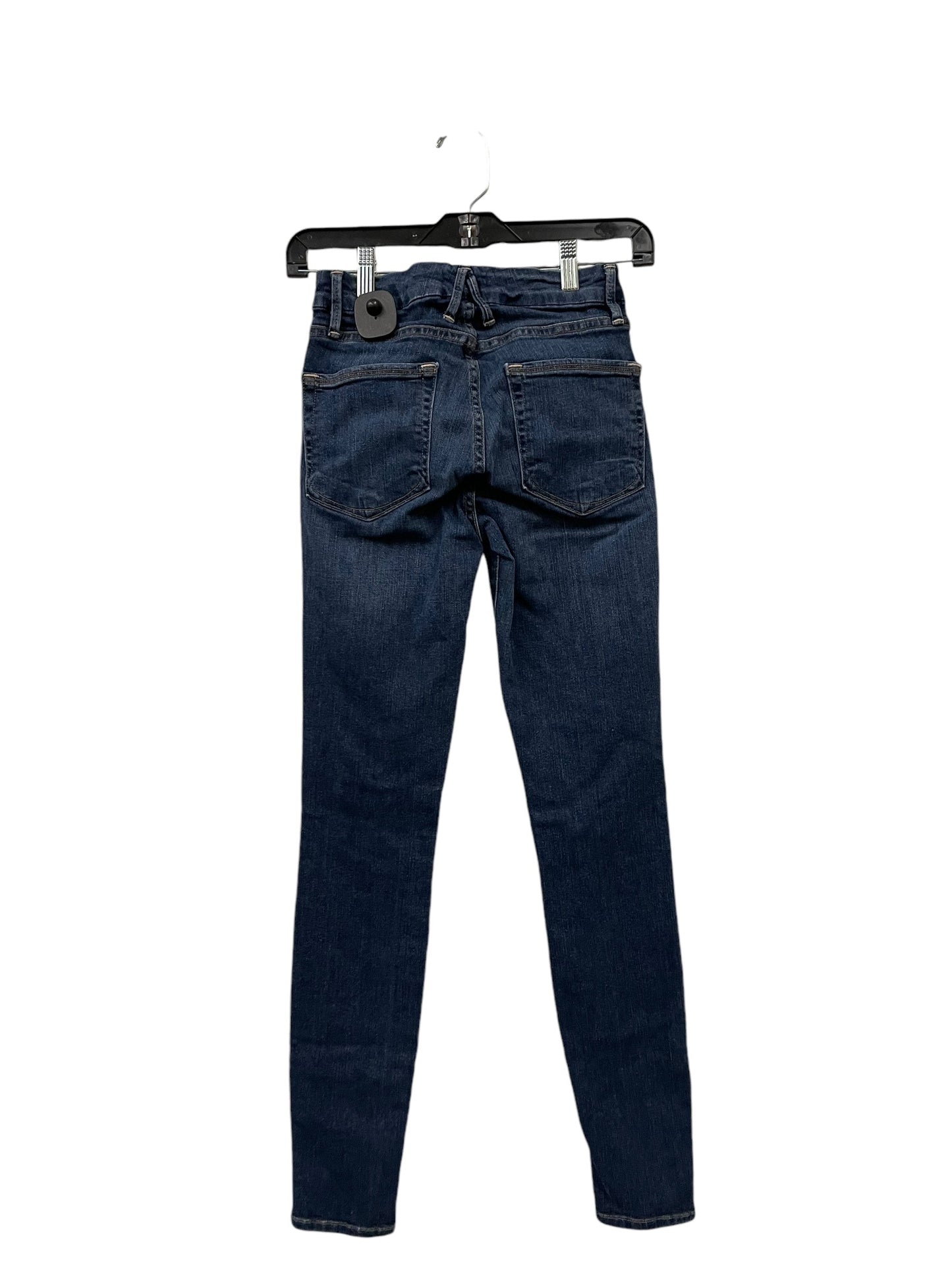 Jeans Skinny By Good American In Blue Denim, Size: 2