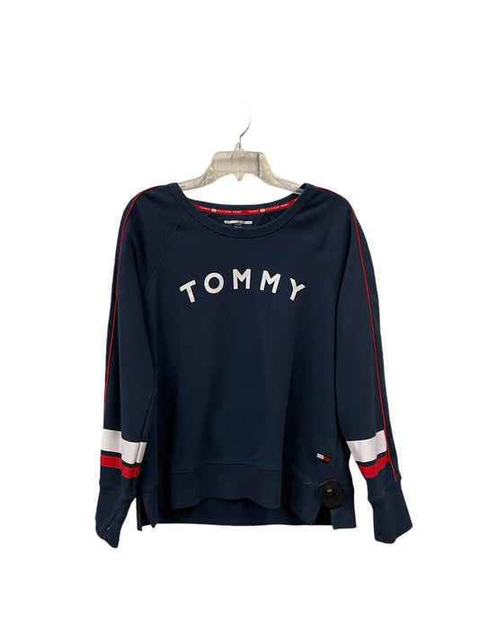 Sweatshirt Crewneck By Tommy Hilfiger In Navy, Size: Xl