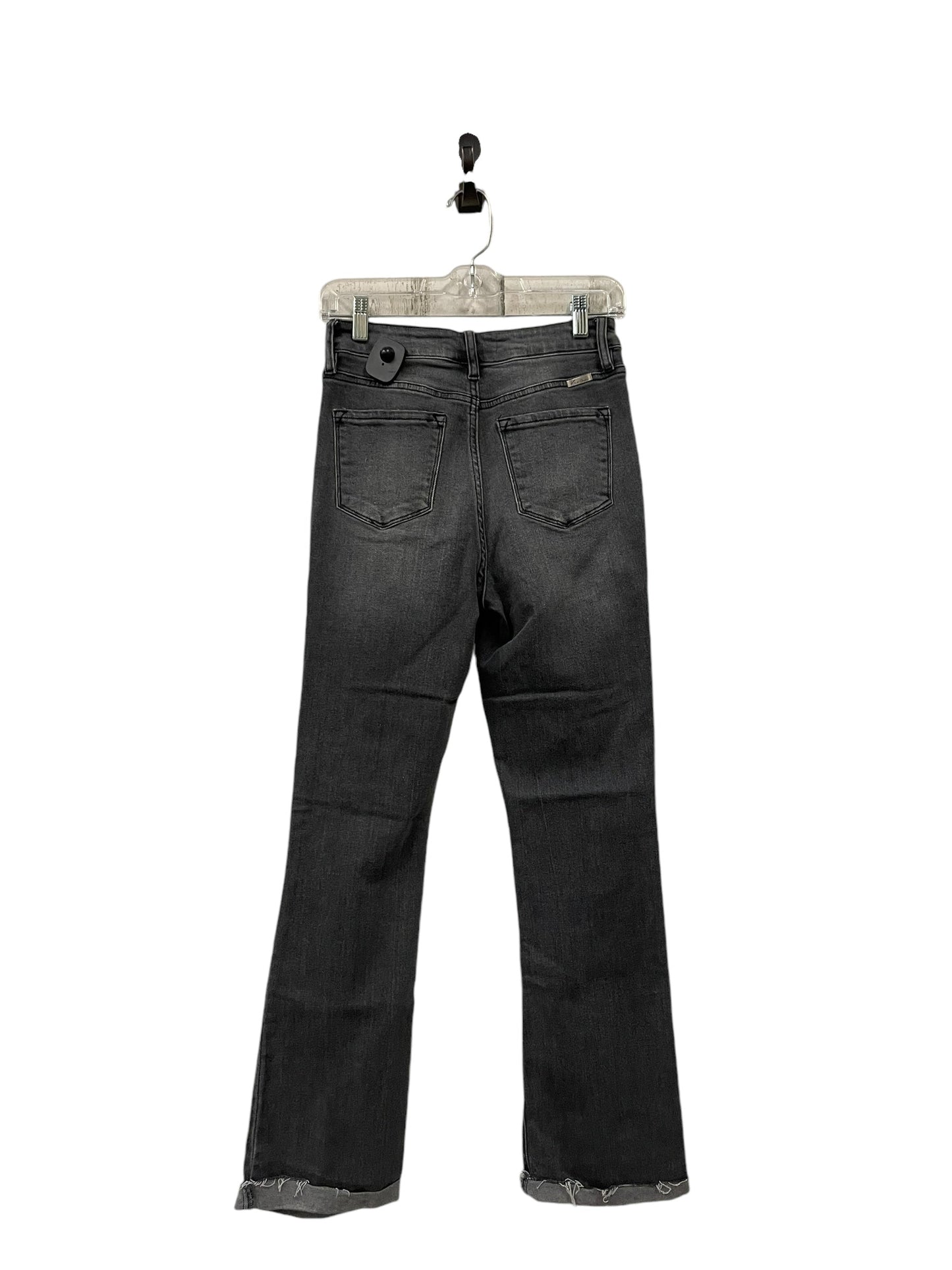 Jeans Straight By Kancan In Black Denim, Size: 2