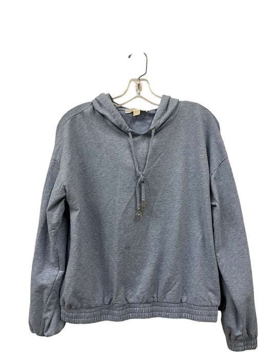 Sweatshirt Hoodie By Michael By Michael Kors In Blue, Size: L