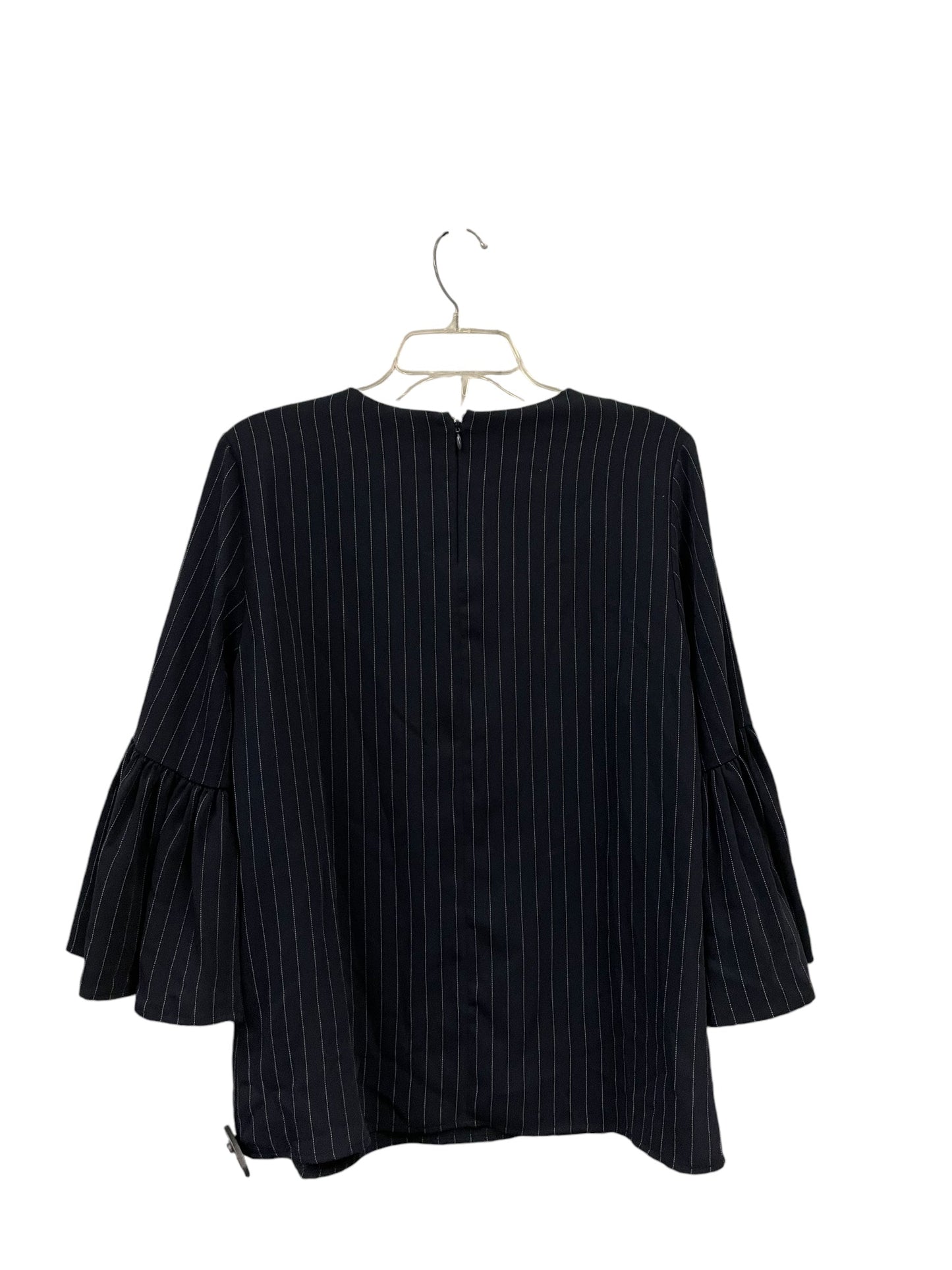 Top Long Sleeve By Calvin Klein In Navy, Size: S