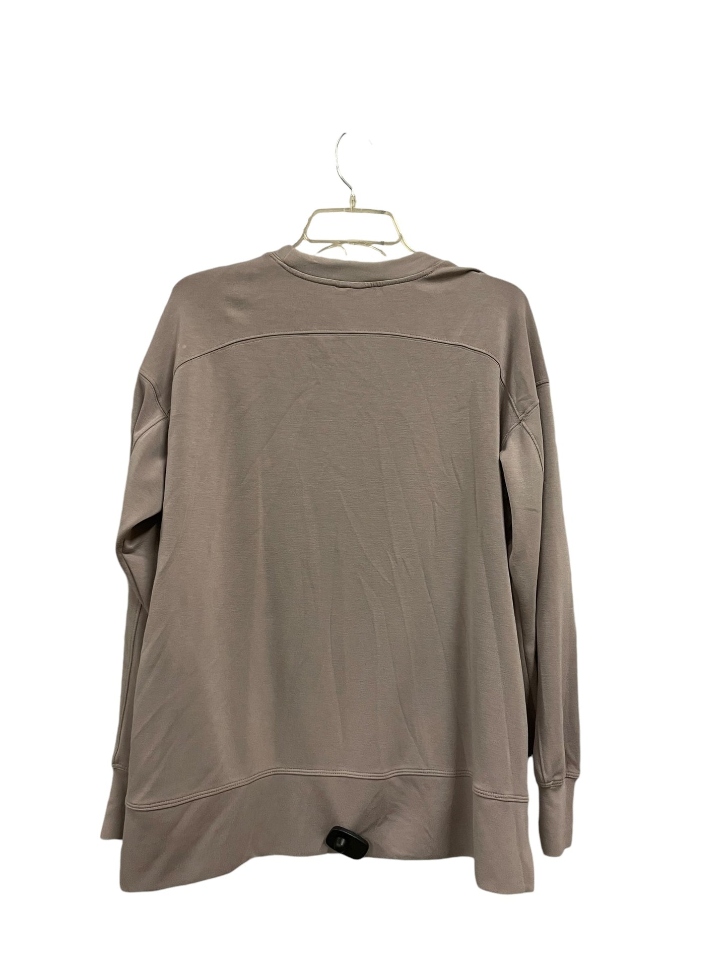 Sweatshirt Crewneck By Sage In Tan, Size: S