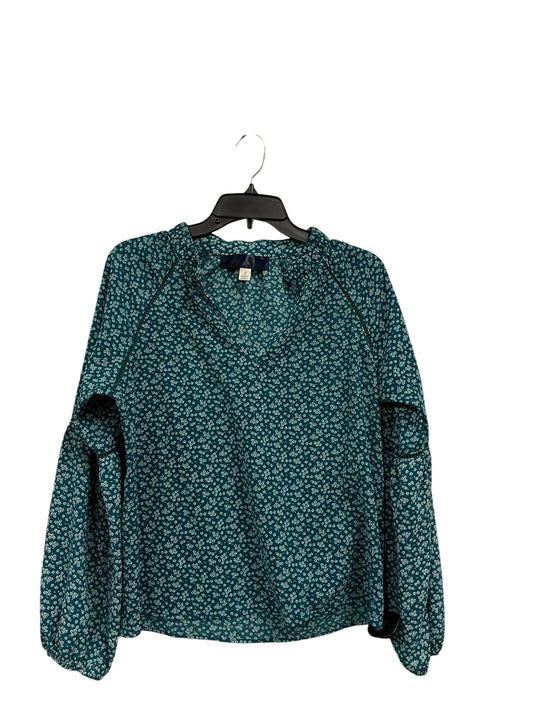 Top Long Sleeve By Blue Rain In Green, Size: S