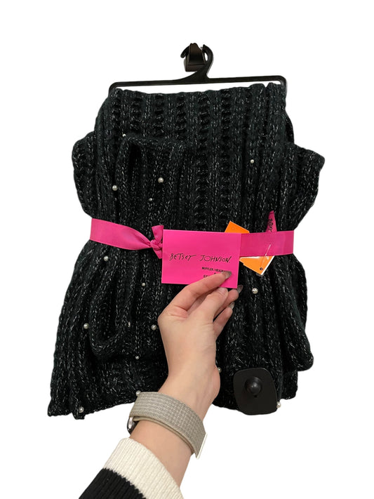 Scarf Winter By Betsey Johnson In Black