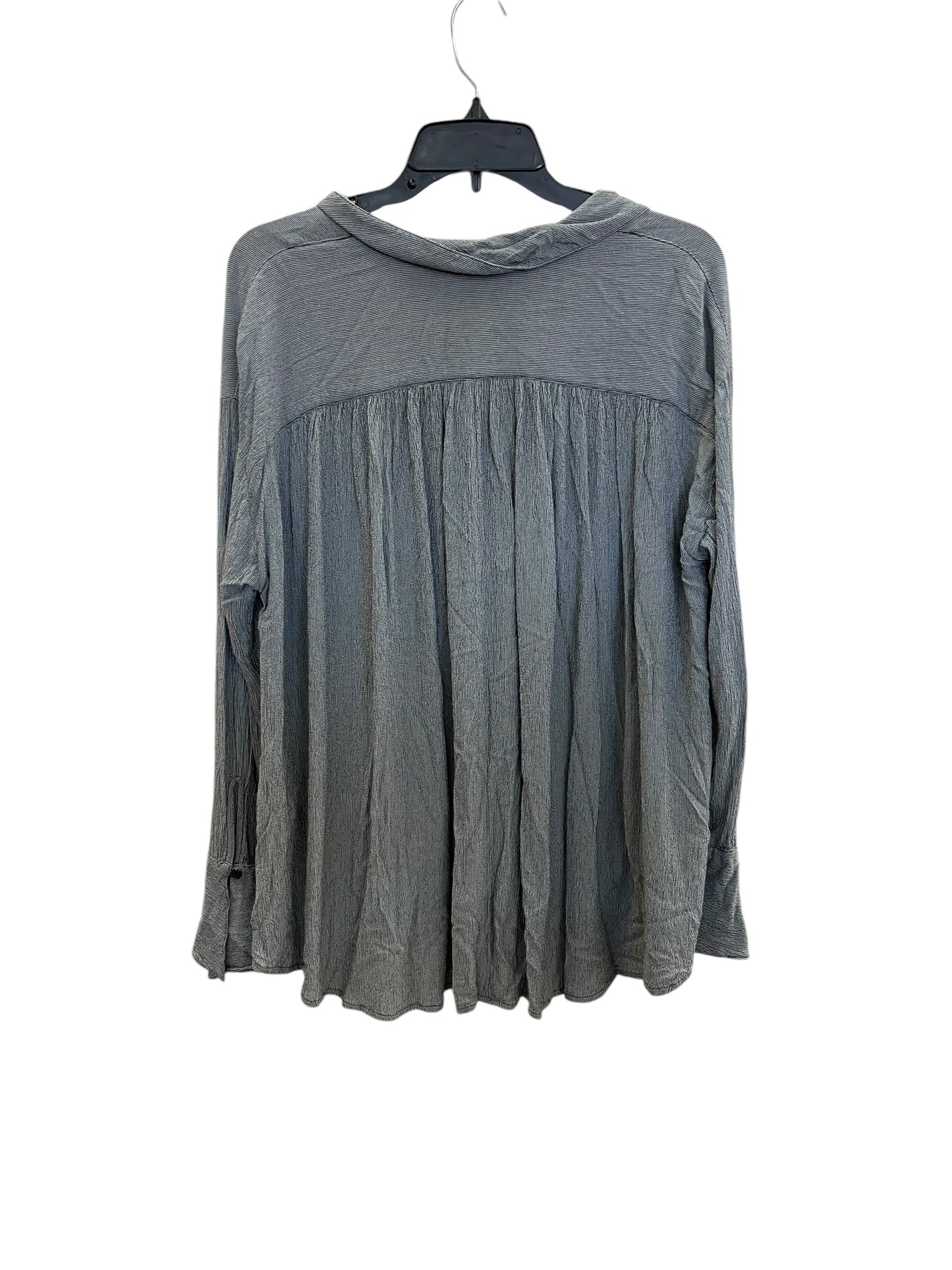 Top Long Sleeve Basic By Free People In Grey, Size: Xs