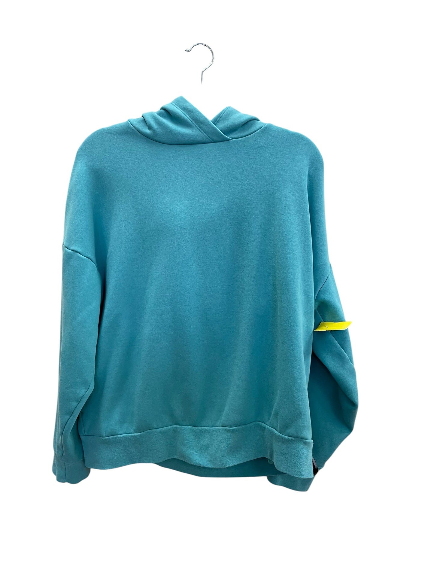 Athletic Sweatshirt Hoodie By Fabletics In Blue, Size: L