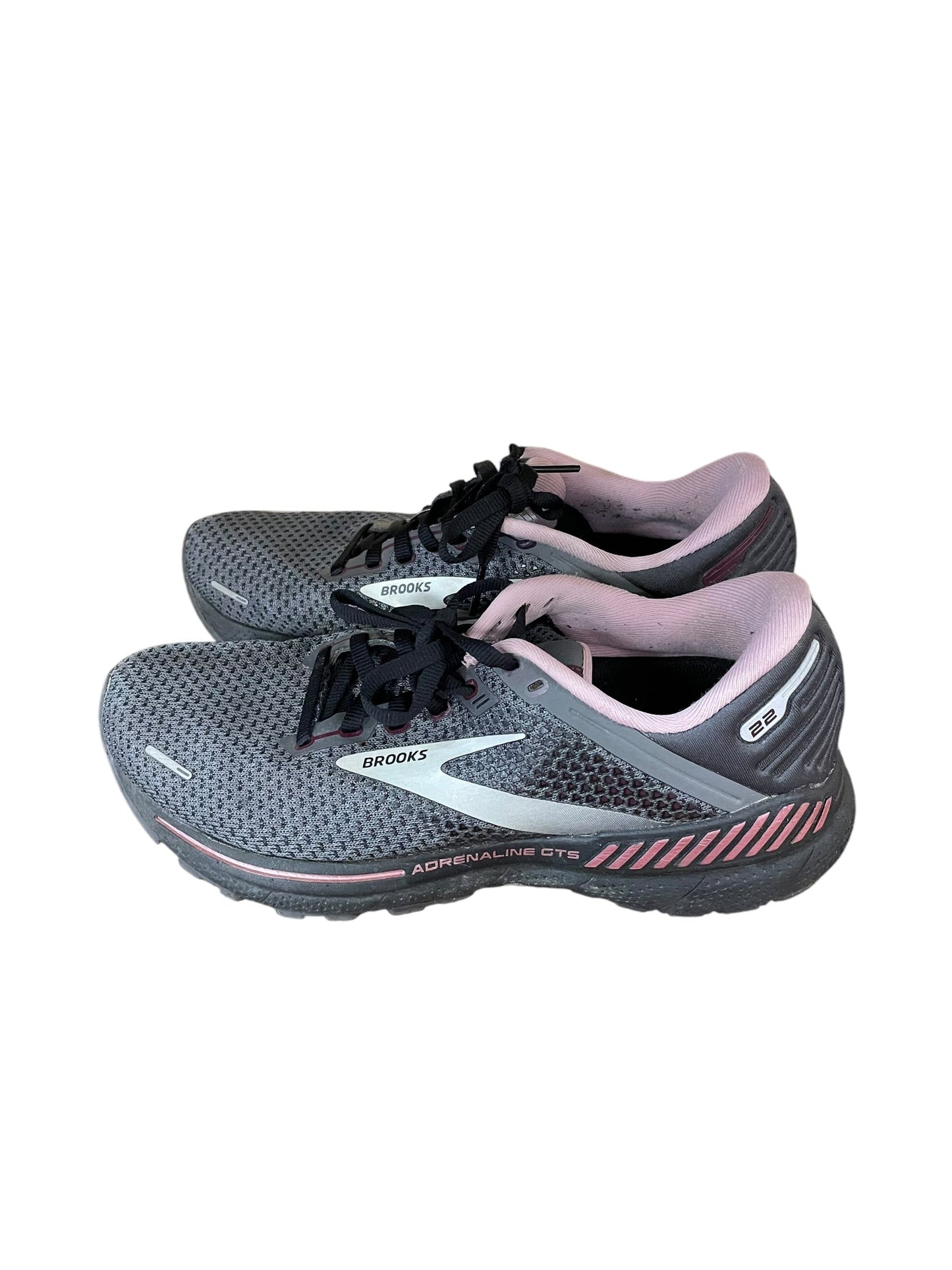 Shoes Athletic By Brooks In Black & Pink, Size: 9.5