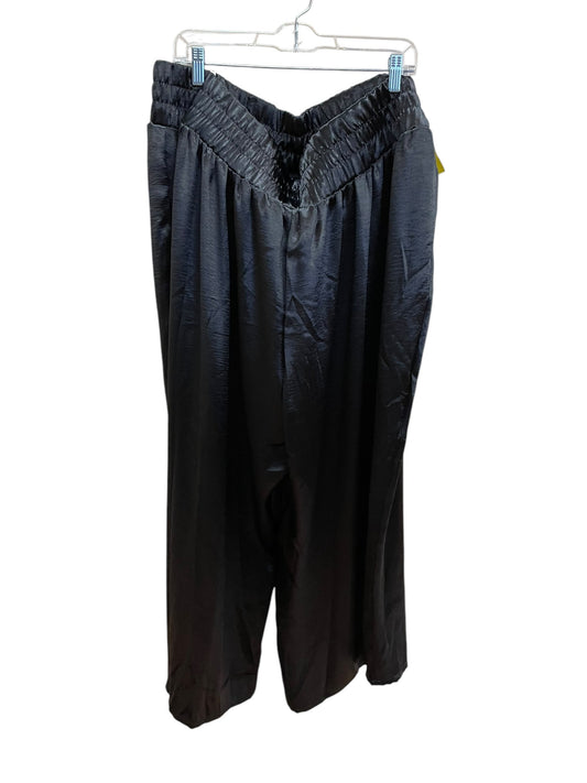 Pants Linen By Ophelia Roe In Black, Size: 3x