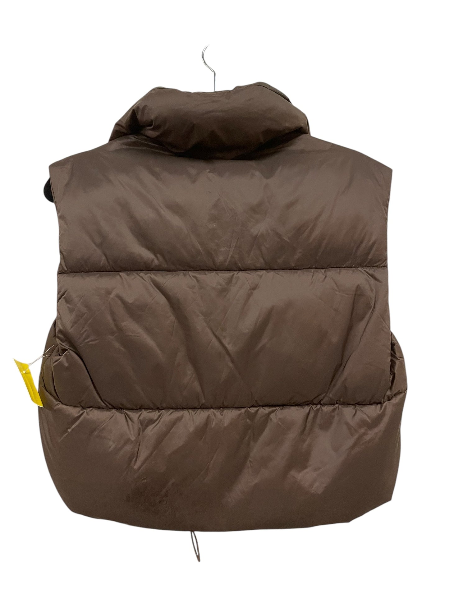 Vest Puffer & Quilted By Clothes Mentor In Brown, Size: S