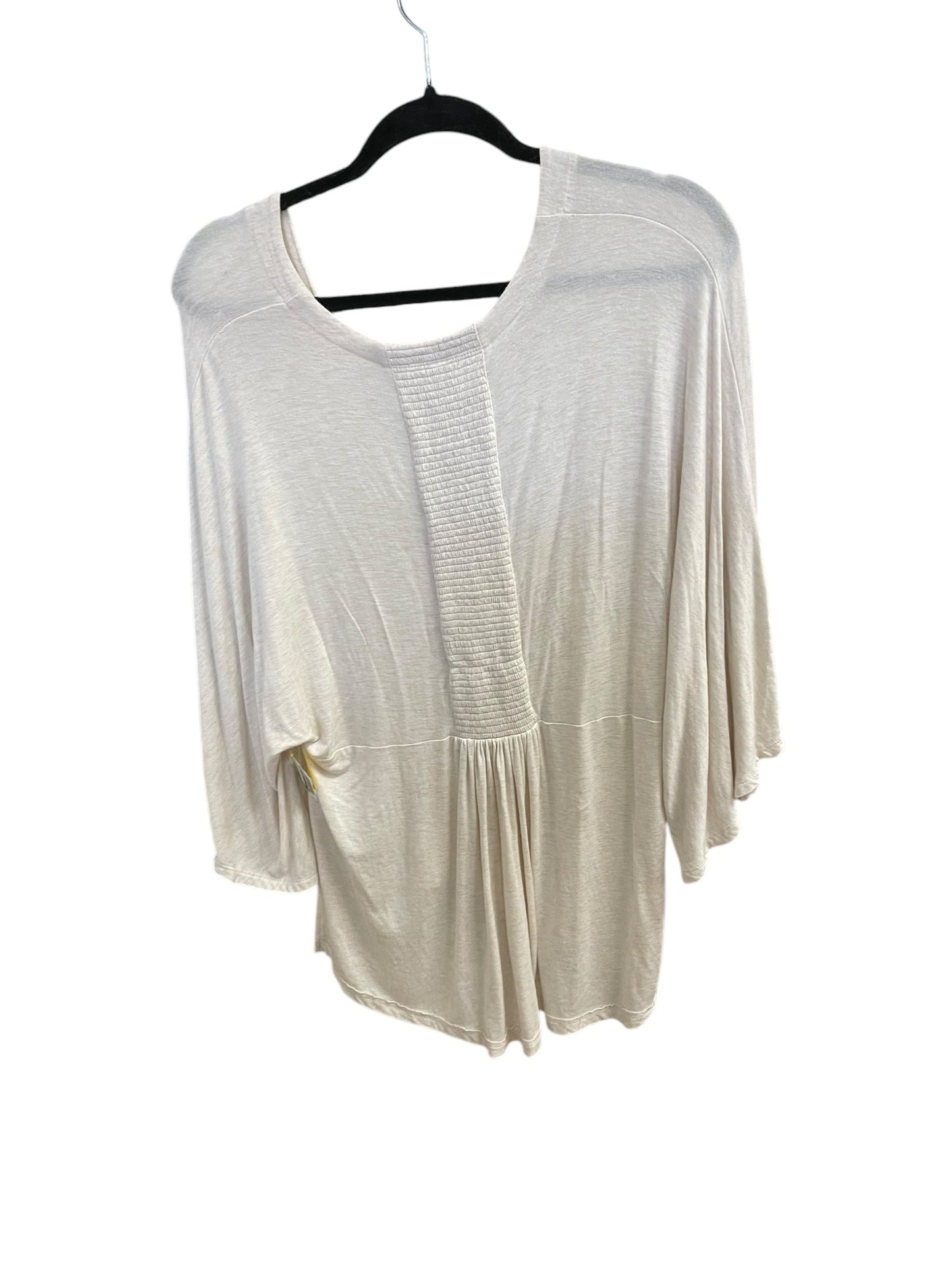 Top Long Sleeve Basic By Free People In Tan, Size: L