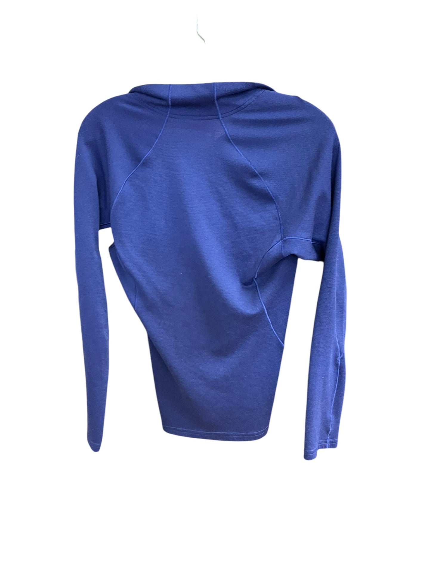 Athletic Top Long Sleeve Collar By Patagonia In Blue, Size: S