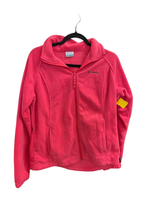 Jacket Fleece By Columbia In Pink, Size: L