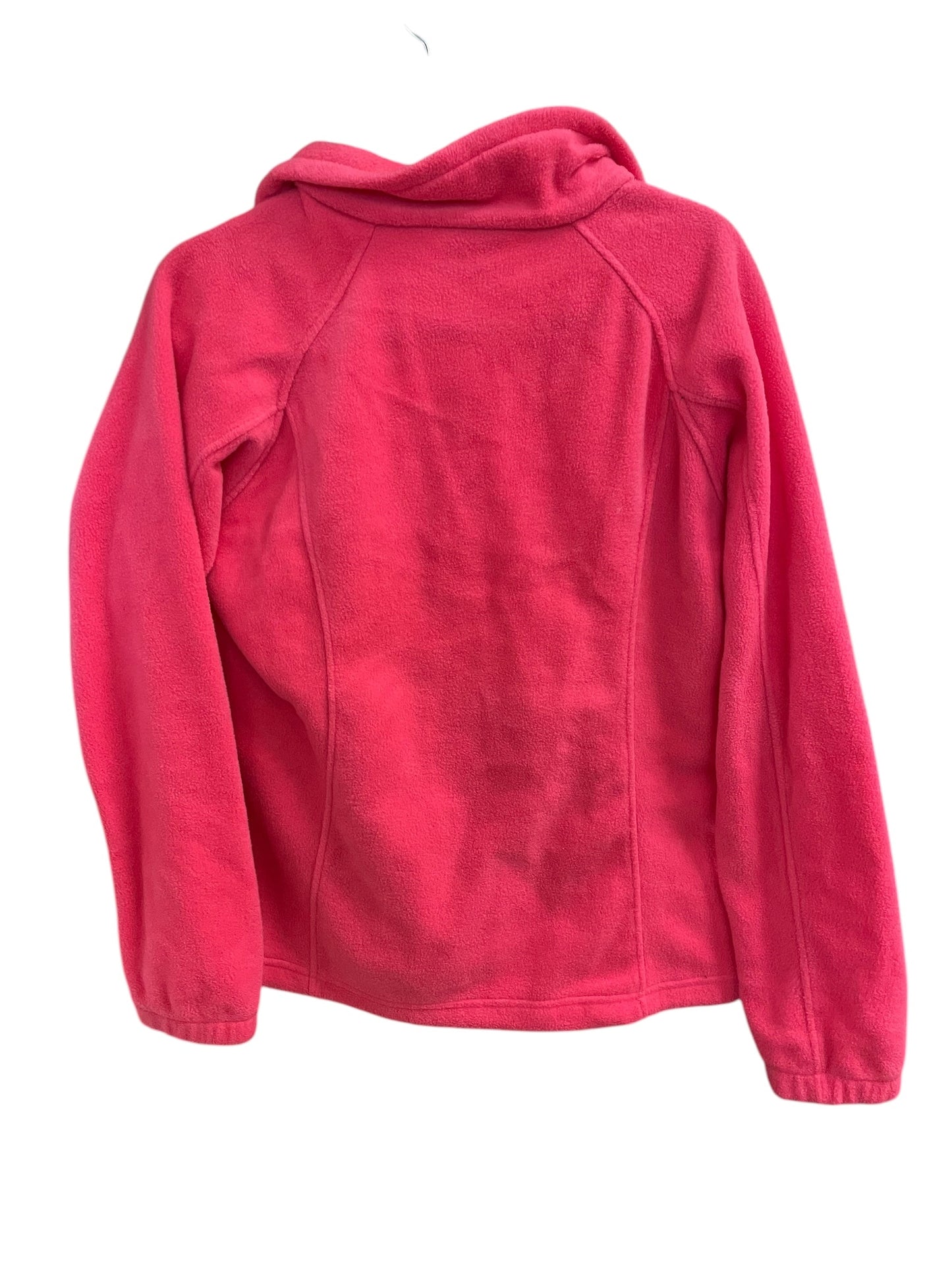 Jacket Fleece By Columbia In Pink, Size: L