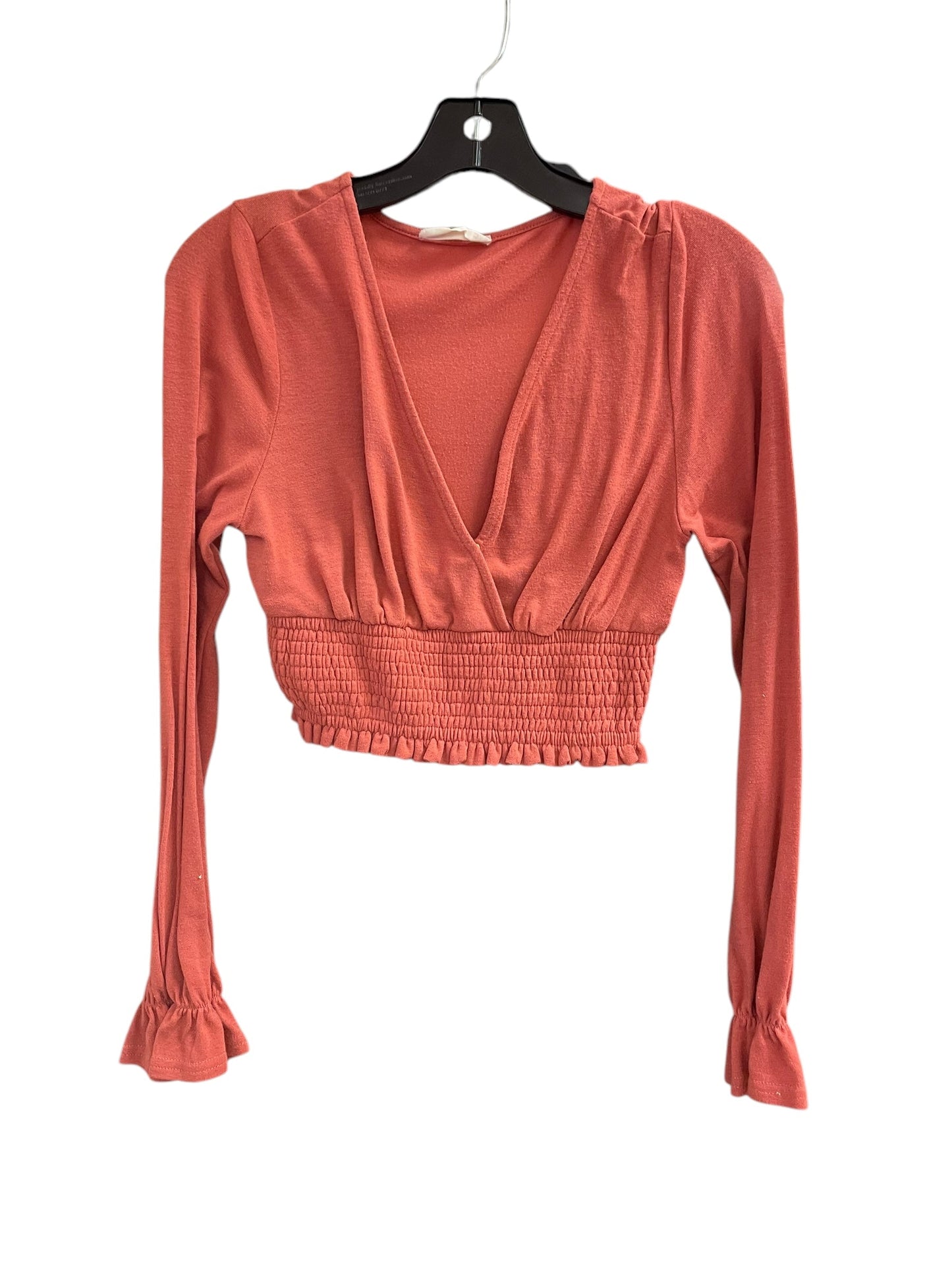 Top Long Sleeve By Altard State In Coral, Size: Xs