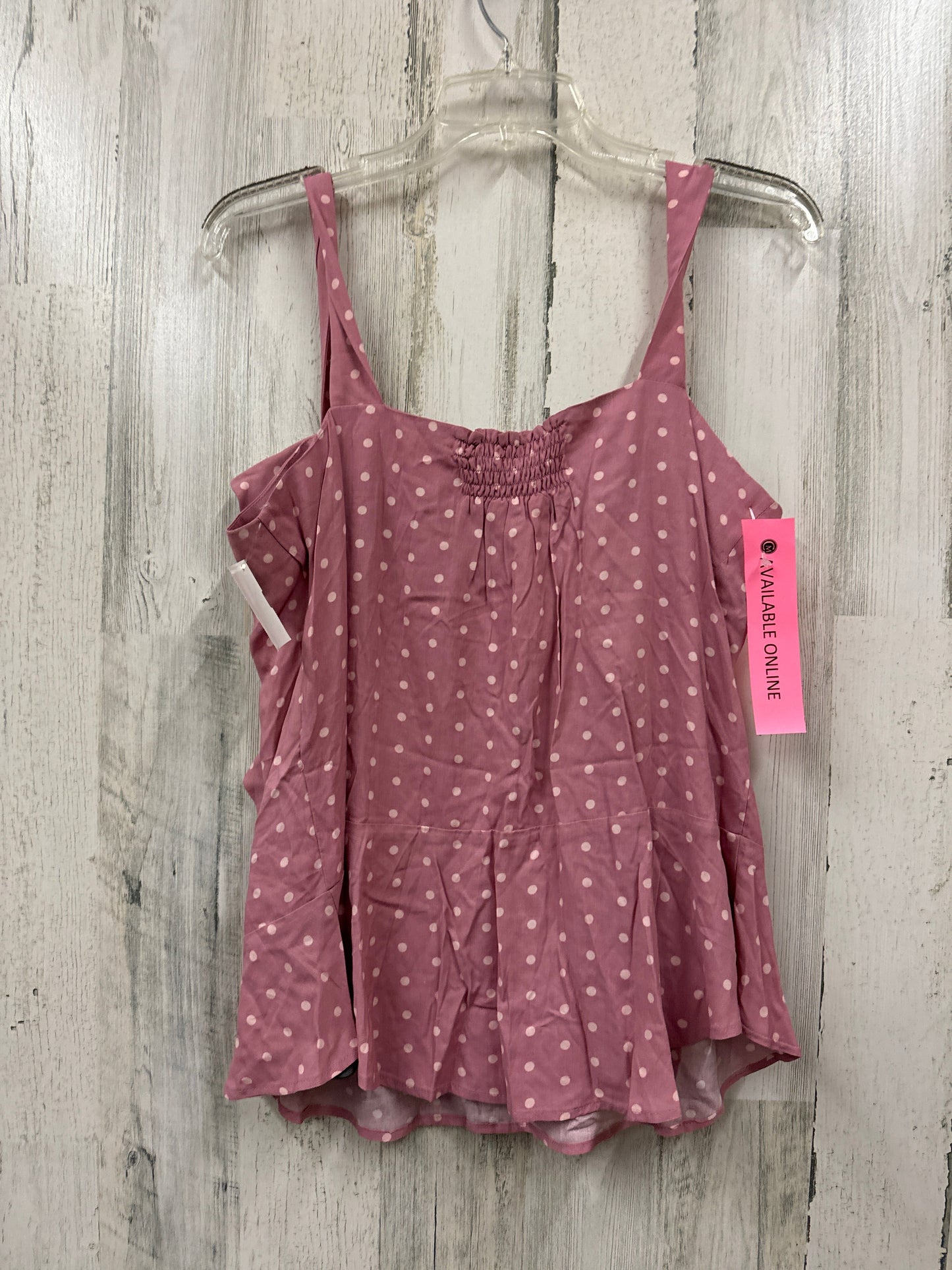 Pink Top Sleeveless Matilda Jane, Size M