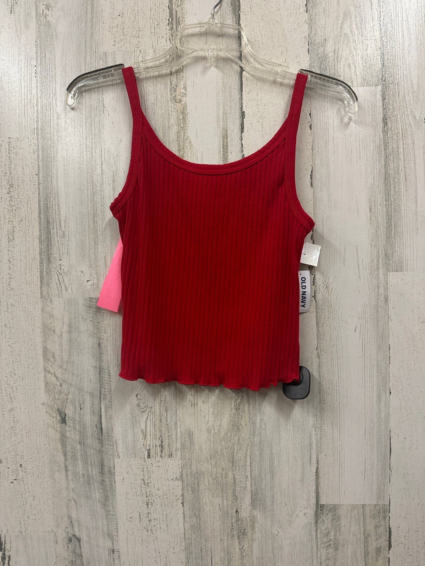 Red Top Sleeveless Old Navy, Size S