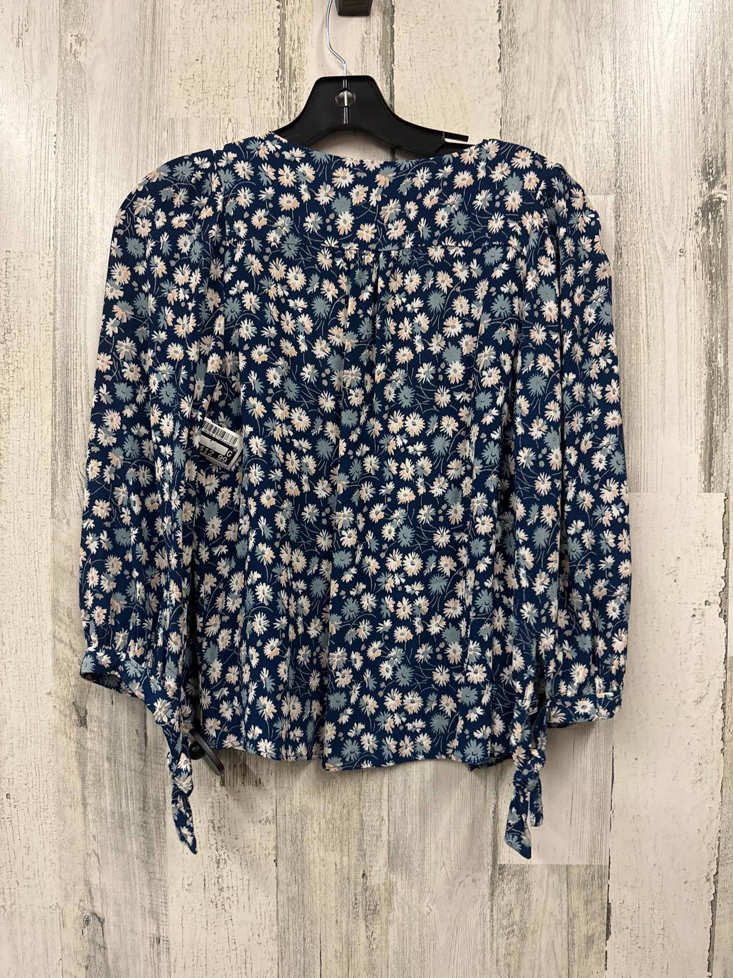 Blue Top Short Sleeve Madewell, Size Xs