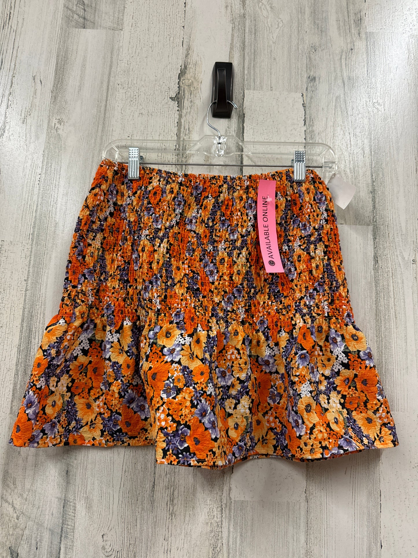 Orange Skirt Mini & Short Divided, Size Xs