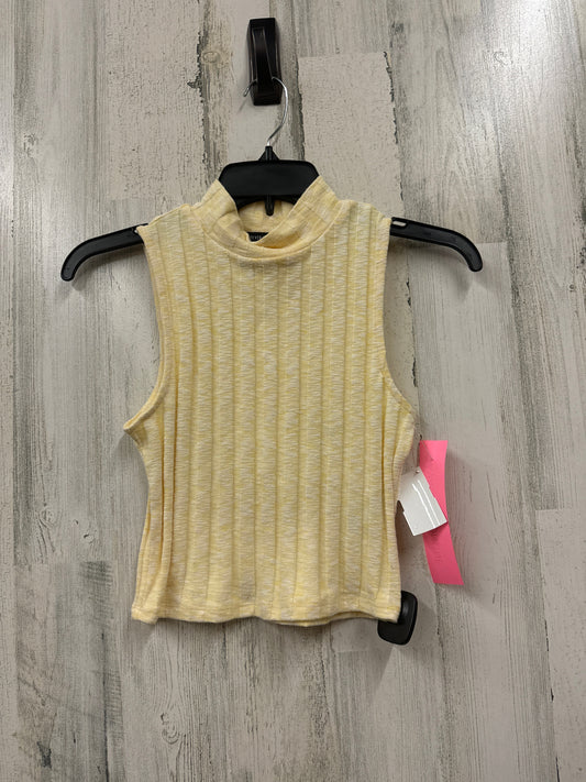 Yellow Top Sleeveless Forever 21, Size S