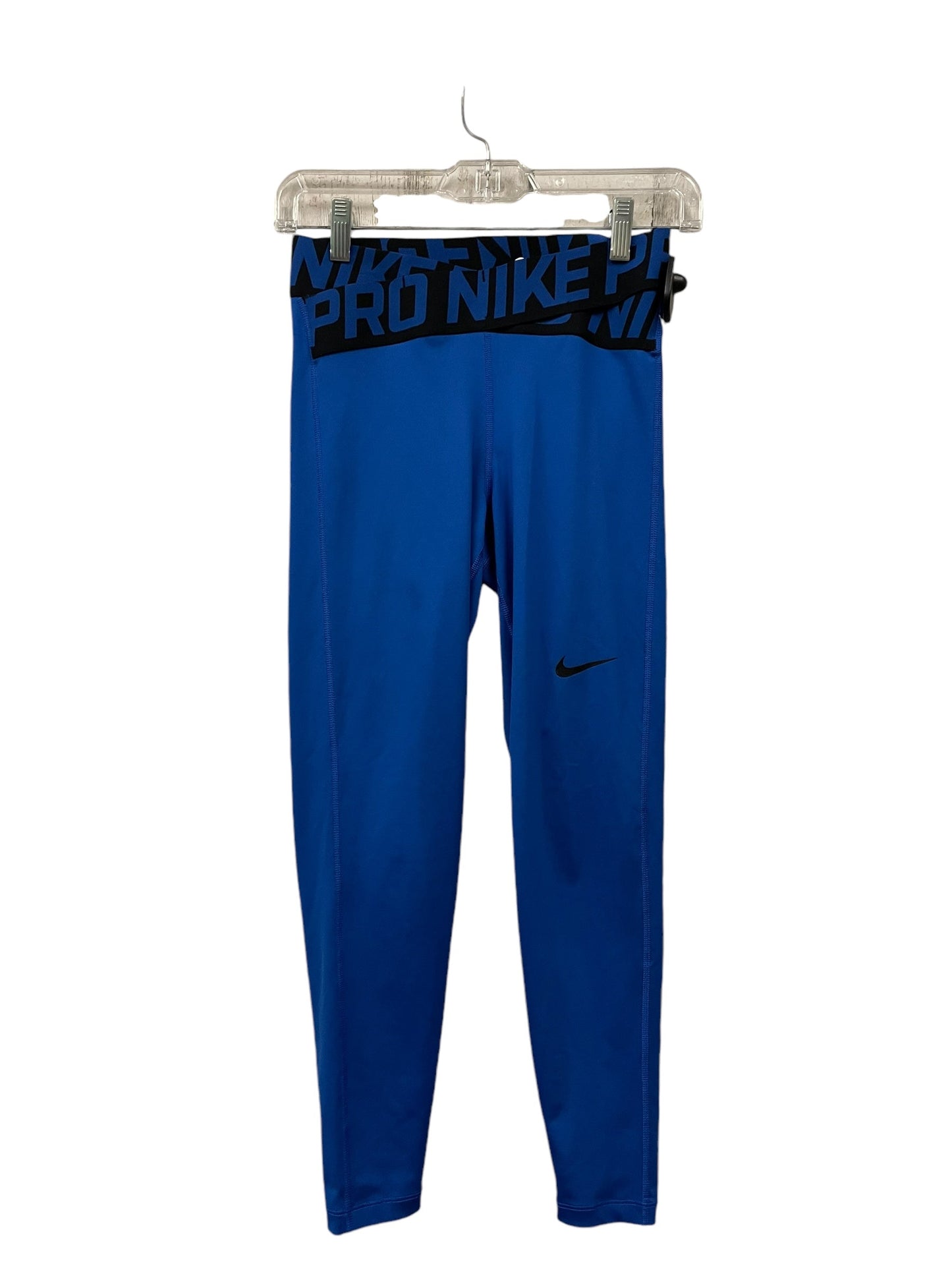 Athletic Leggings By Nike Apparel In Blue, Size: Xs