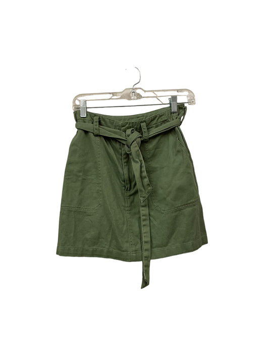 Skirt Mini & Short By Harper In Green, Size: S