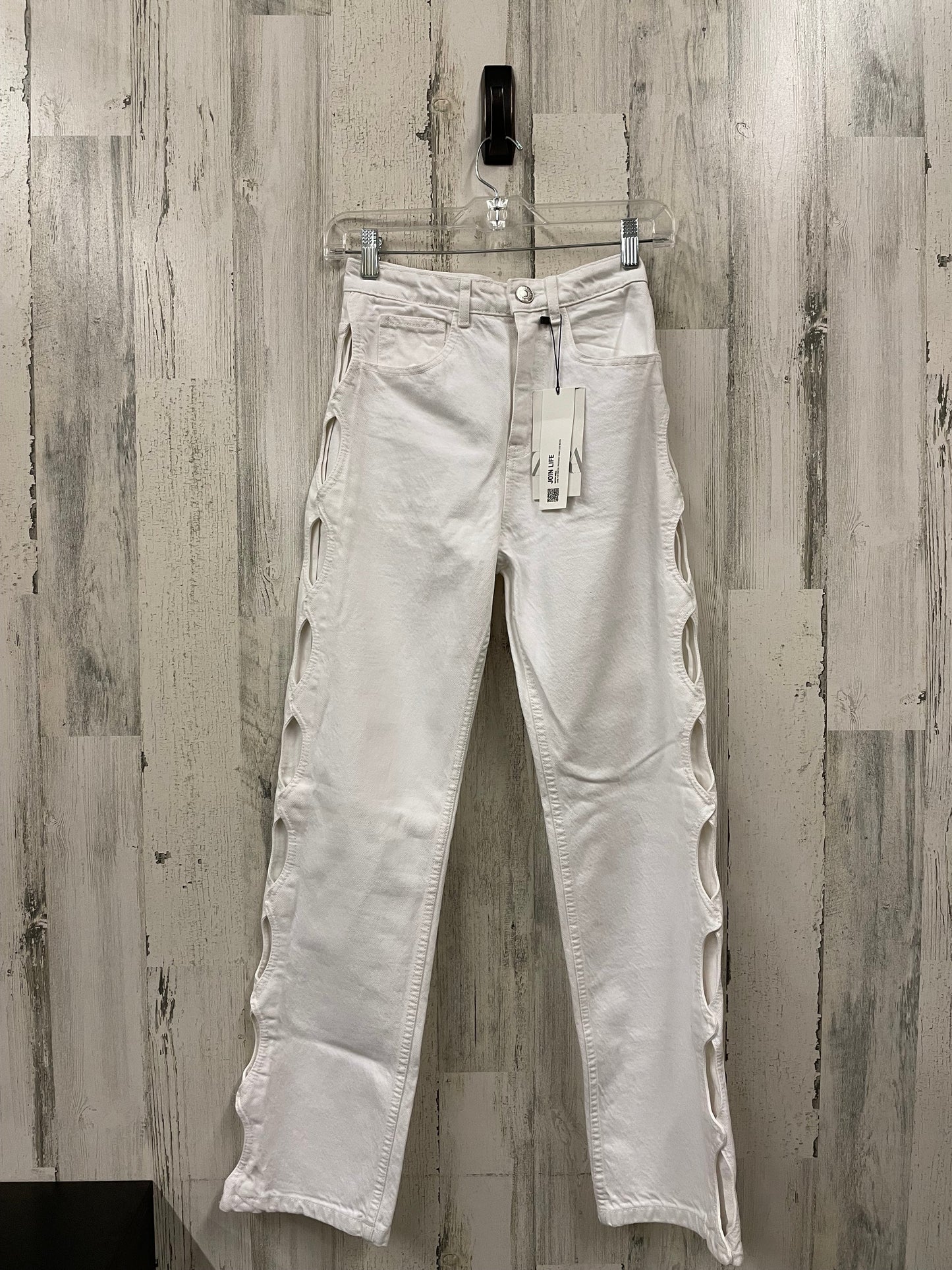 Jeans Boyfriend By Zara In White, Size: 2