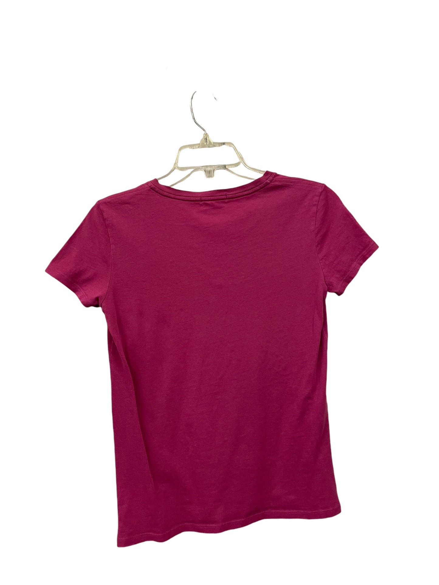 Top Short Sleeve By Lacoste In Pink, Size: Xs