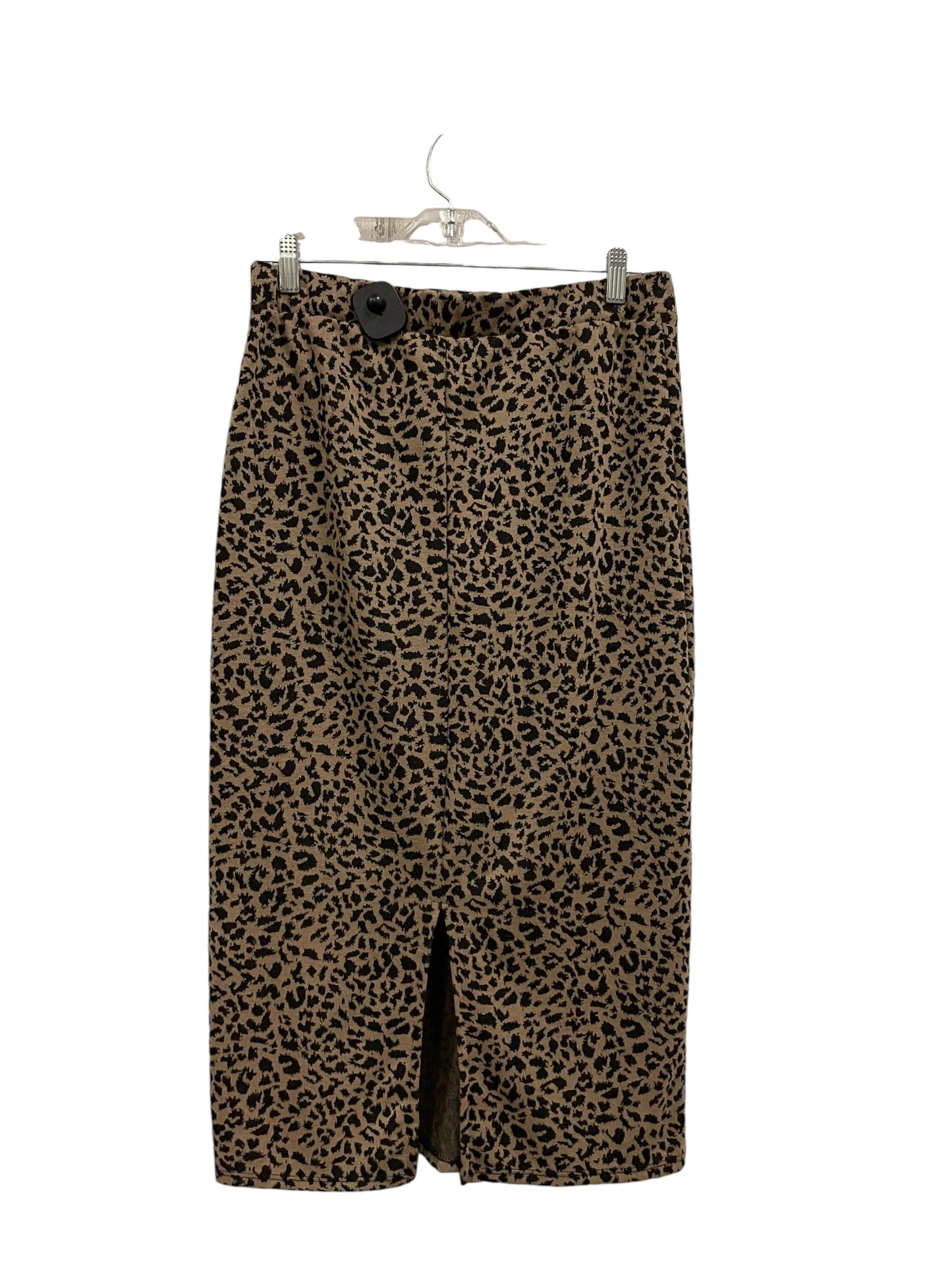 Skirt Midi By Gilli In Leopard Print, Size: L