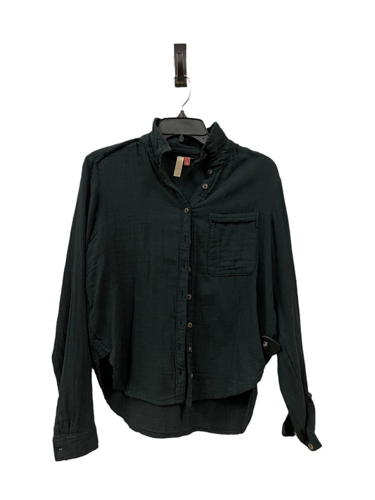 Top Long Sleeve By Pilcro In Black, Size: S