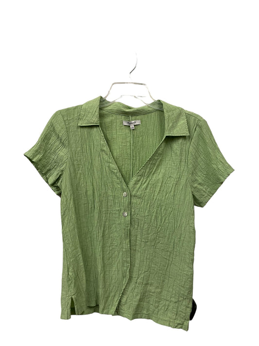 Top Short Sleeve By Madewell In Green, Size: L