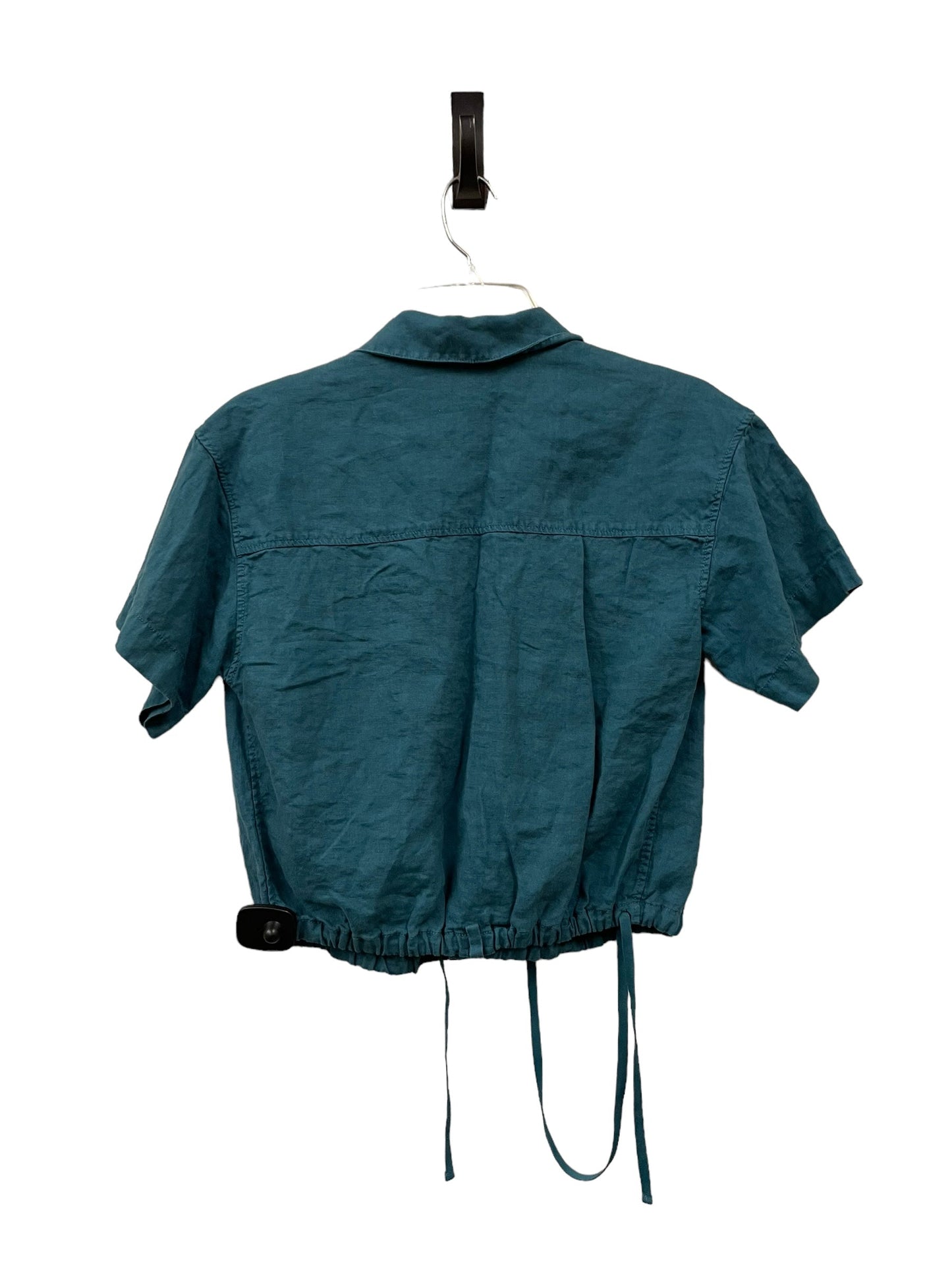 Top Long Sleeve By Athleta In Teal, Size: S