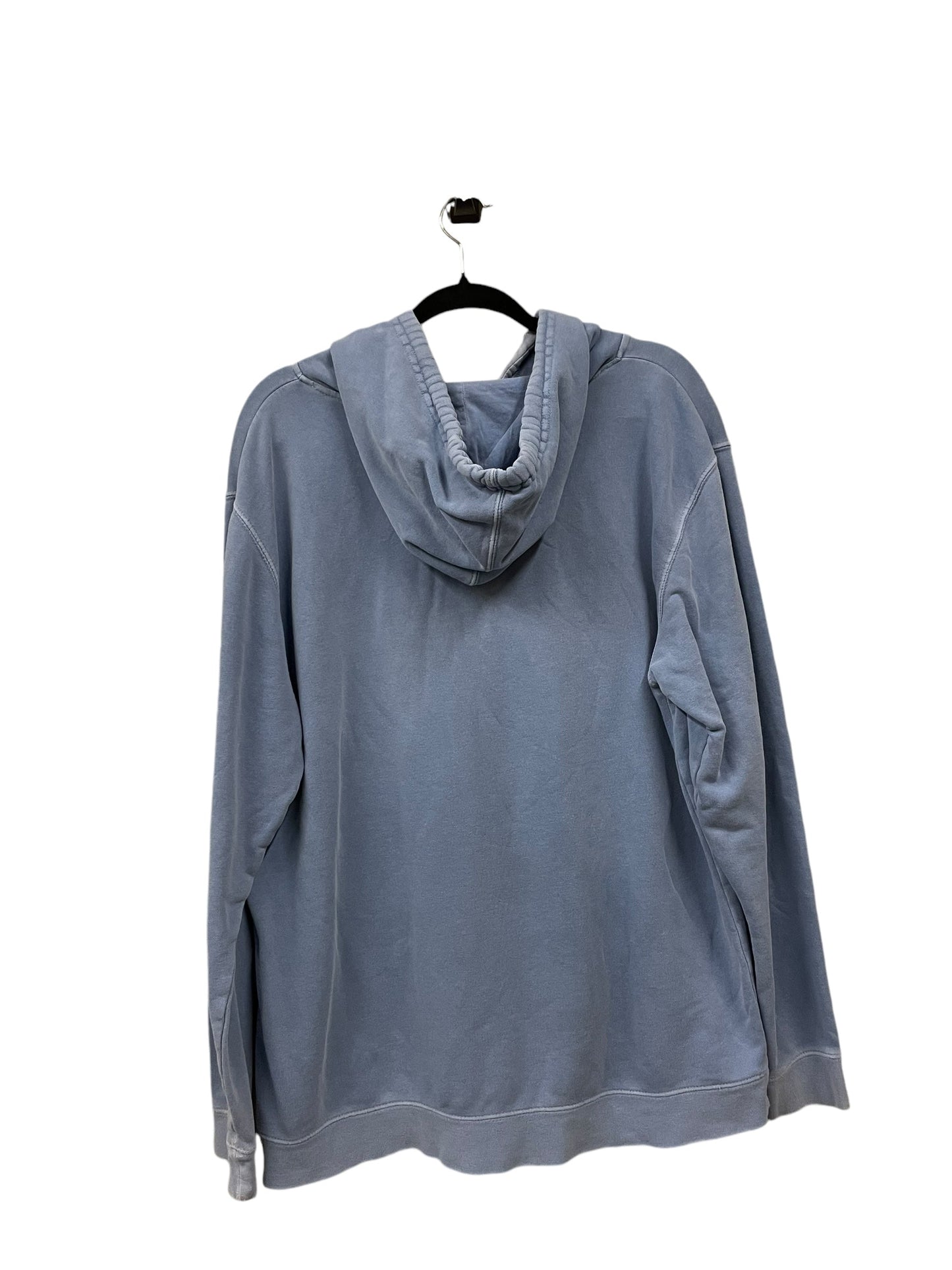 Sweatshirt Hoodie By Clothes Mentor In Blue, Size: L