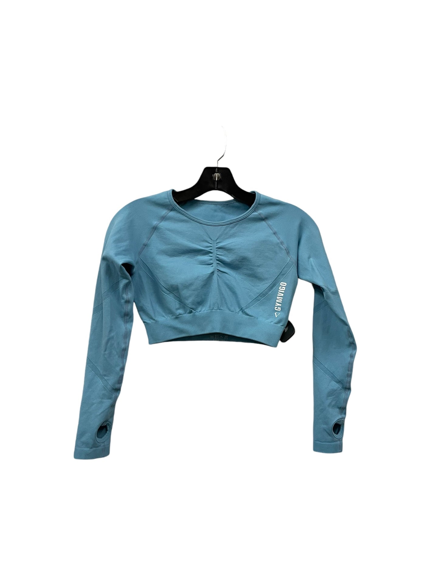 Athletic Top Long Sleeve Crewneck By Clothes Mentor In Blue, Size: S