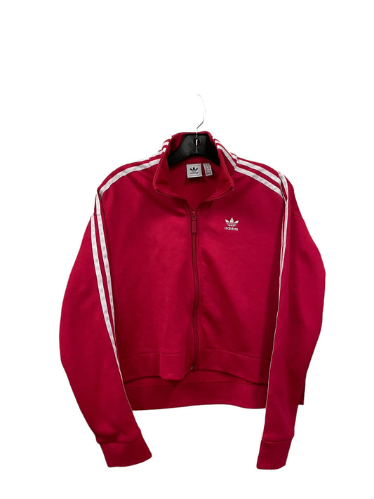 Athletic Jacket By Adidas In Pink, Size: Xs