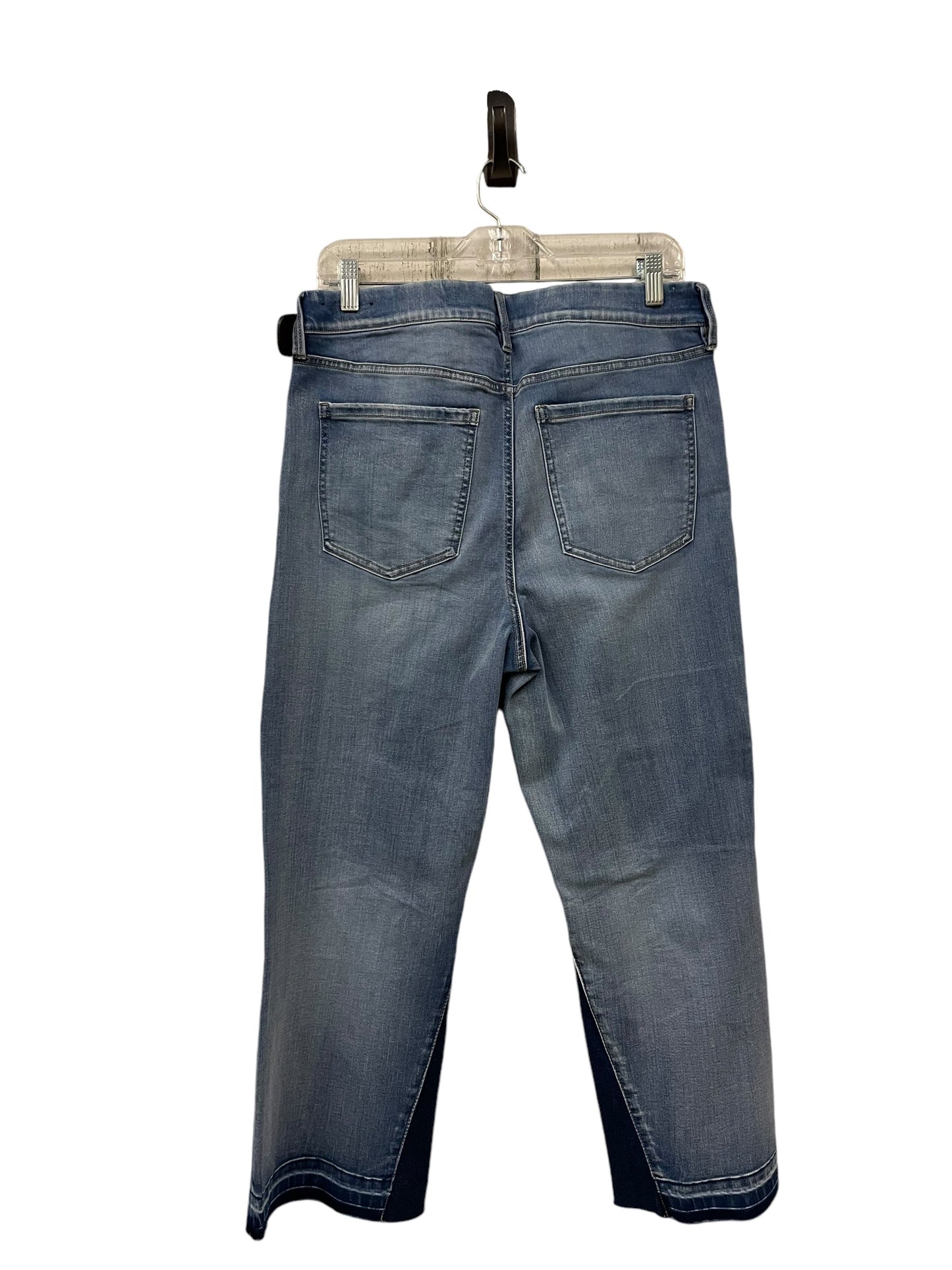 Jeans Straight By Liverpool In Blue Denim, Size: 14