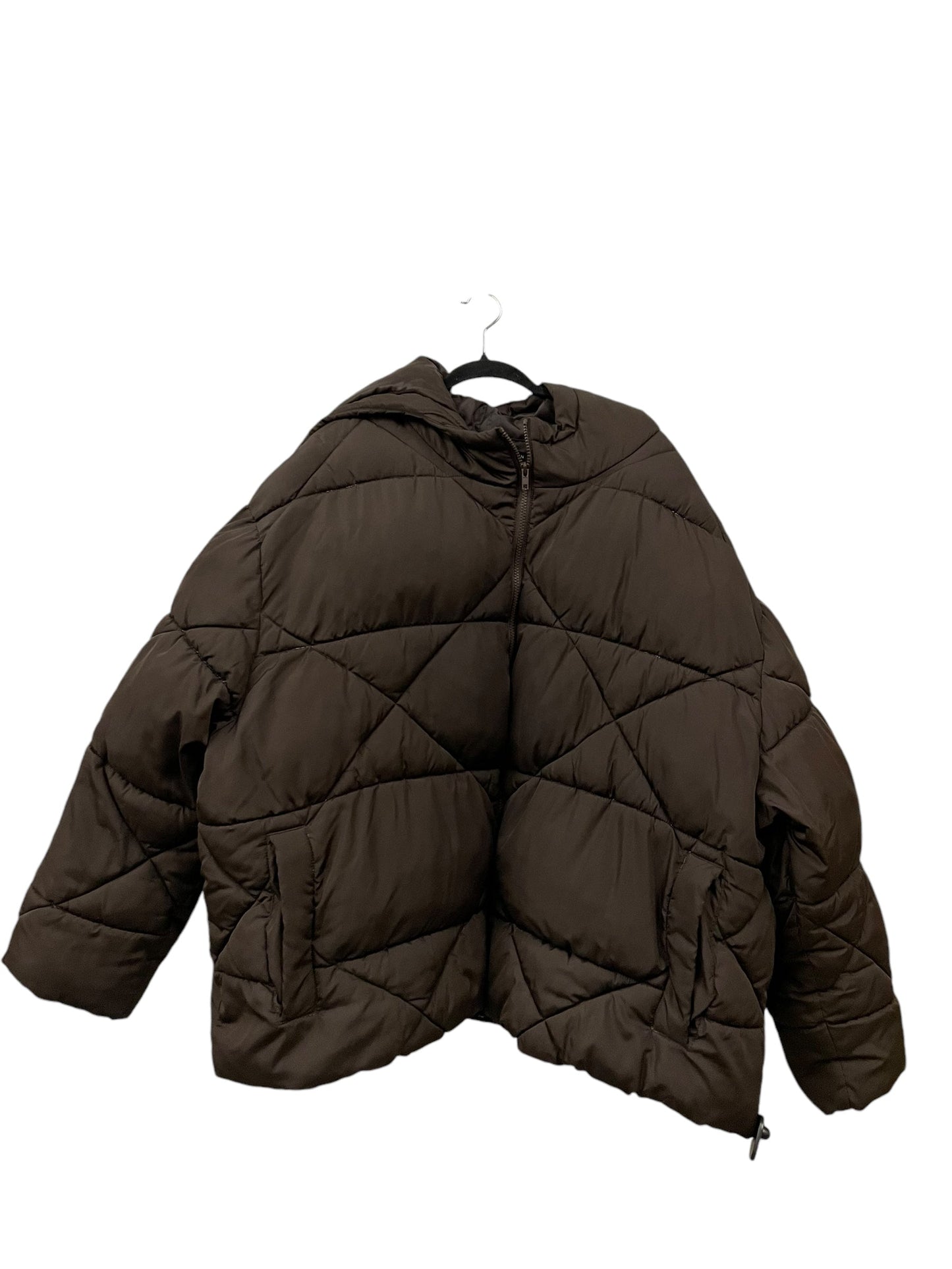 Jacket Puffer & Quilted By Asos In Brown, Size: 3x