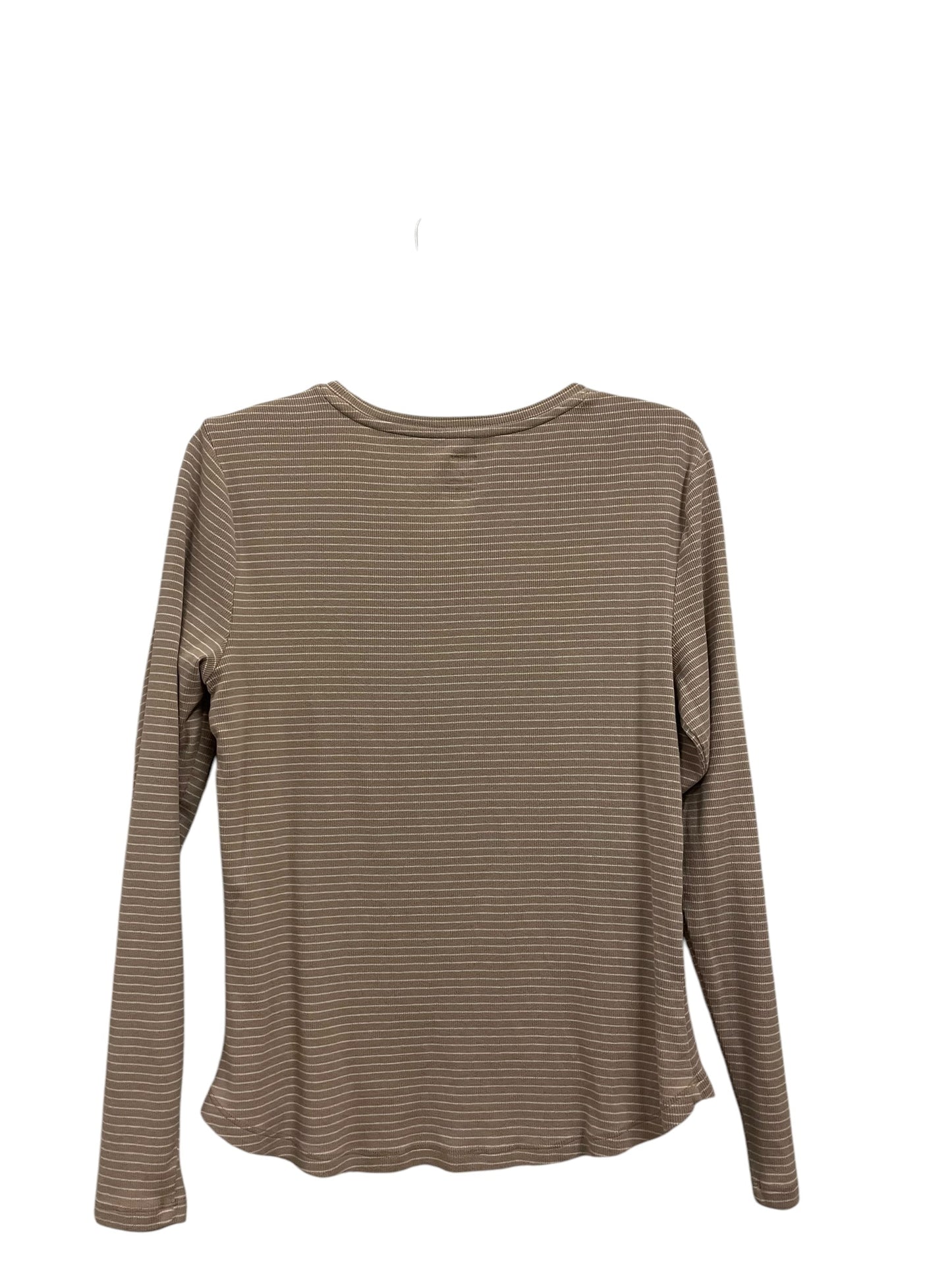 Top Long Sleeve By Sonoma In Brown, Size: L