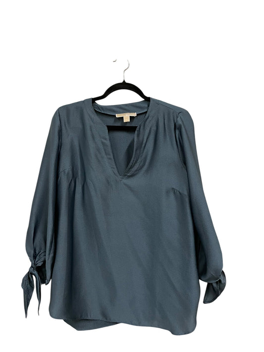 Top Long Sleeve By Michael Kors In Blue, Size: M