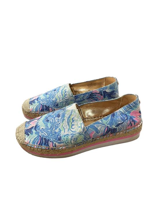 Shoes Flats By Lilly Pulitzer In Blue, Size: 8