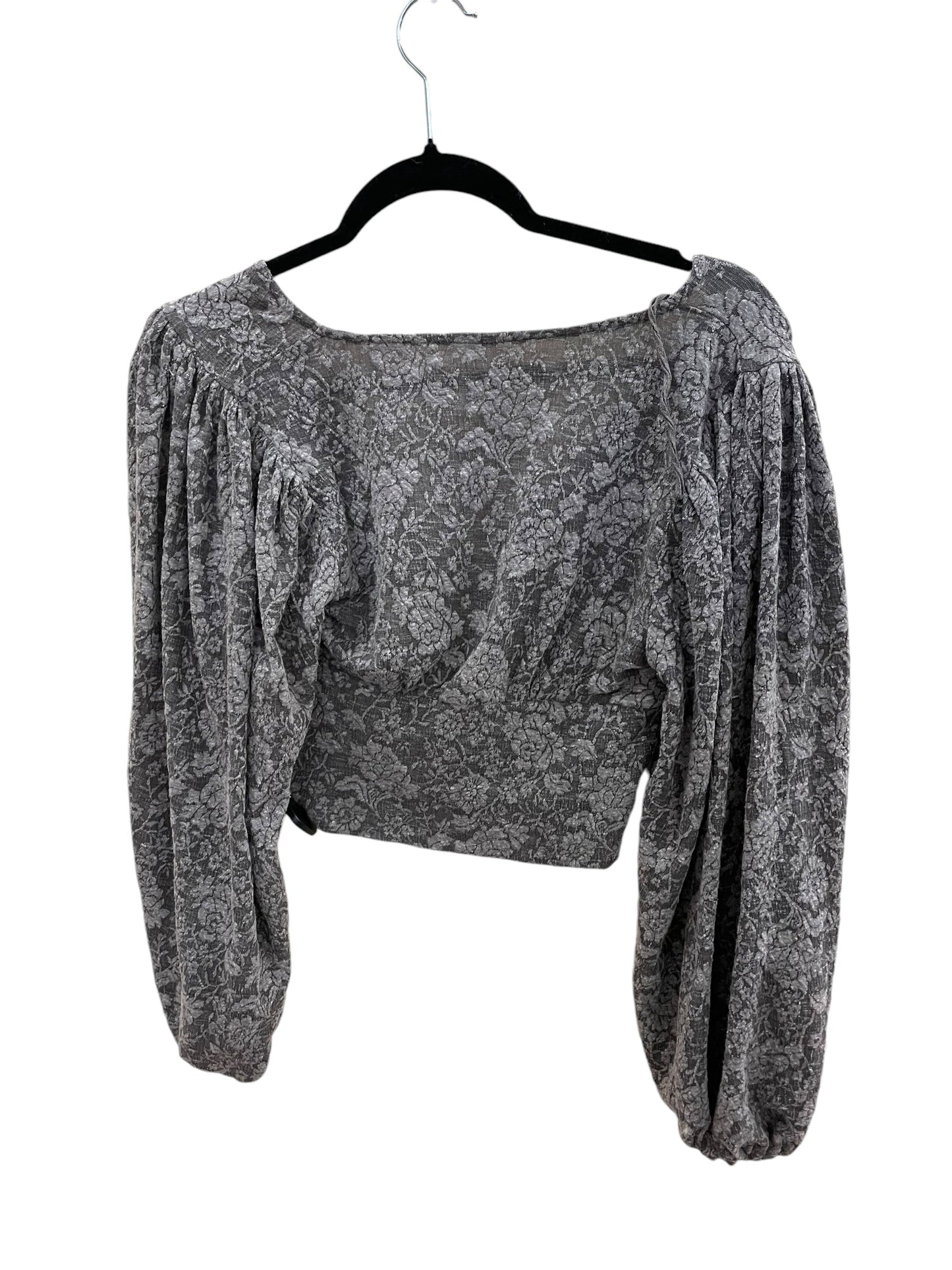 Top Long Sleeve By Free People In Grey, Size: Xs